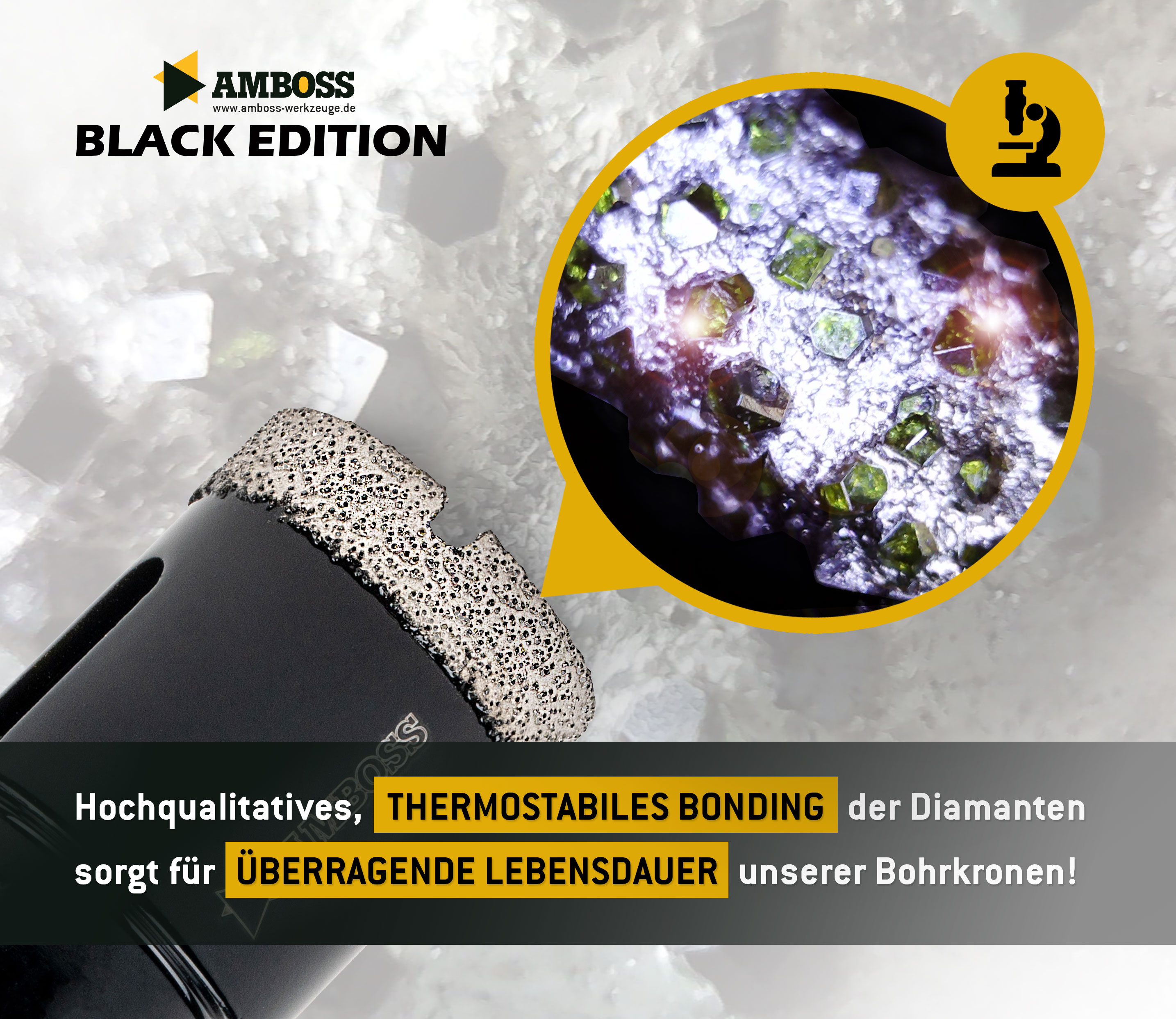 Diamant bestreute Bohrkrone 10 mm Diamant bestreute Bohrkrone 10 mm