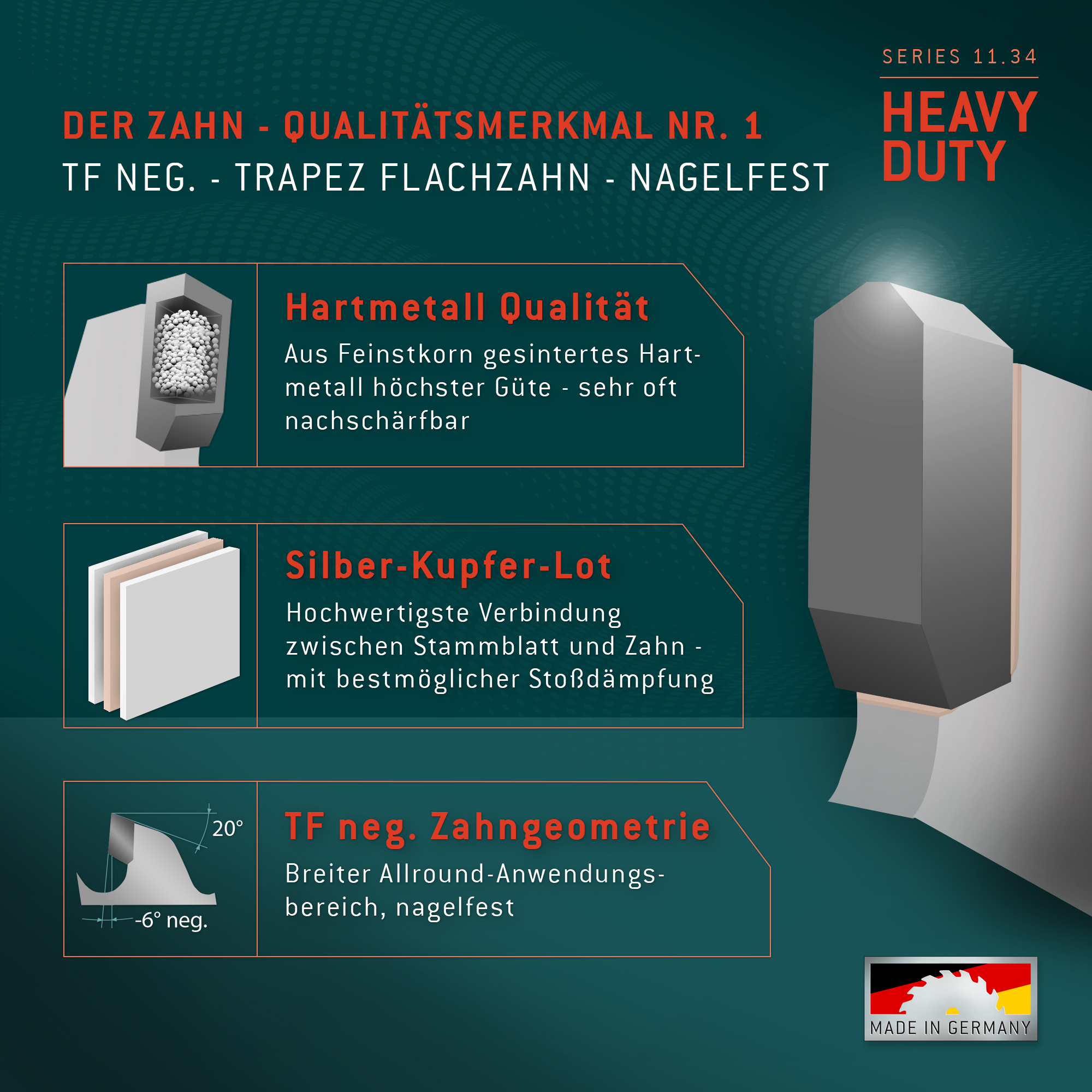 HM Kreissägeblatt - 160 x 2.8/2.0 x 20 Z42 TF neg. HM Kreissägeblatt - 160 x 2.8/2.0 x 20 Z42 TF neg.