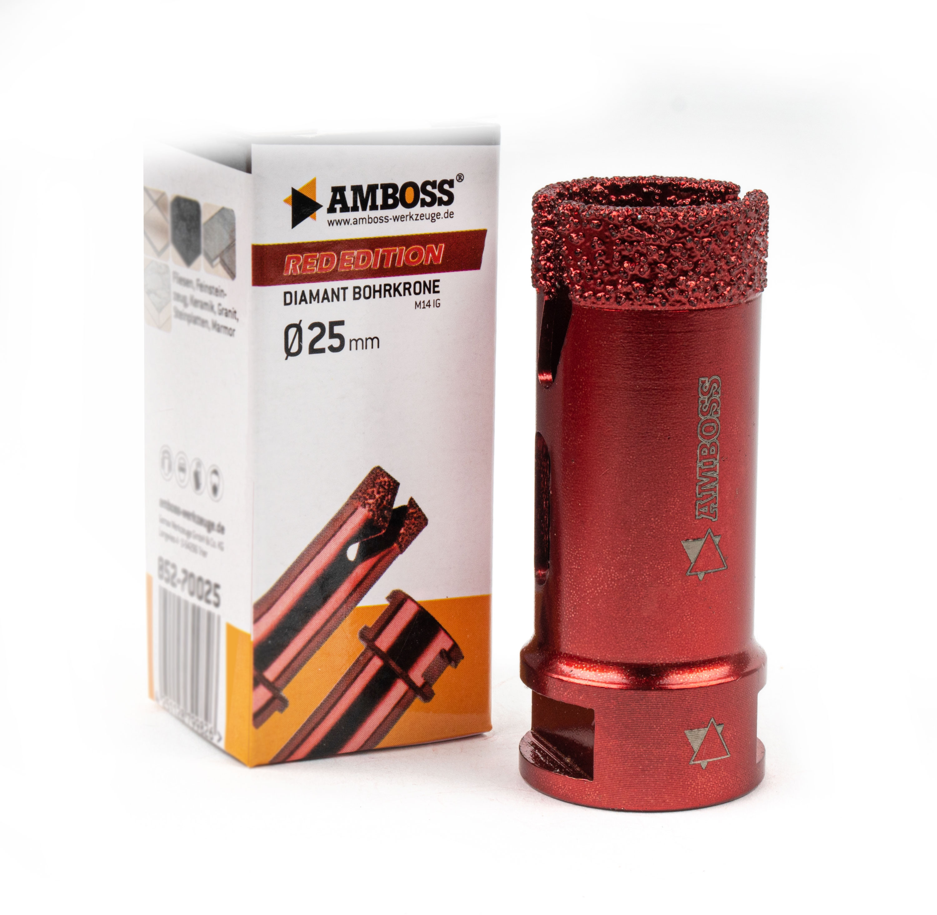 Amboss Red Edition Bohrkrone 25 mm Amboss Red Edition Bohrkrone 25 mm