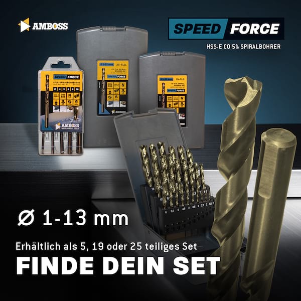 10 x HSS ECo SPEED Force Metallbohrer DIN 338 - Ø:7 mm 10 x HSS ECo SPEED Force Metallbohrer DIN 338 - Ø:7 mm