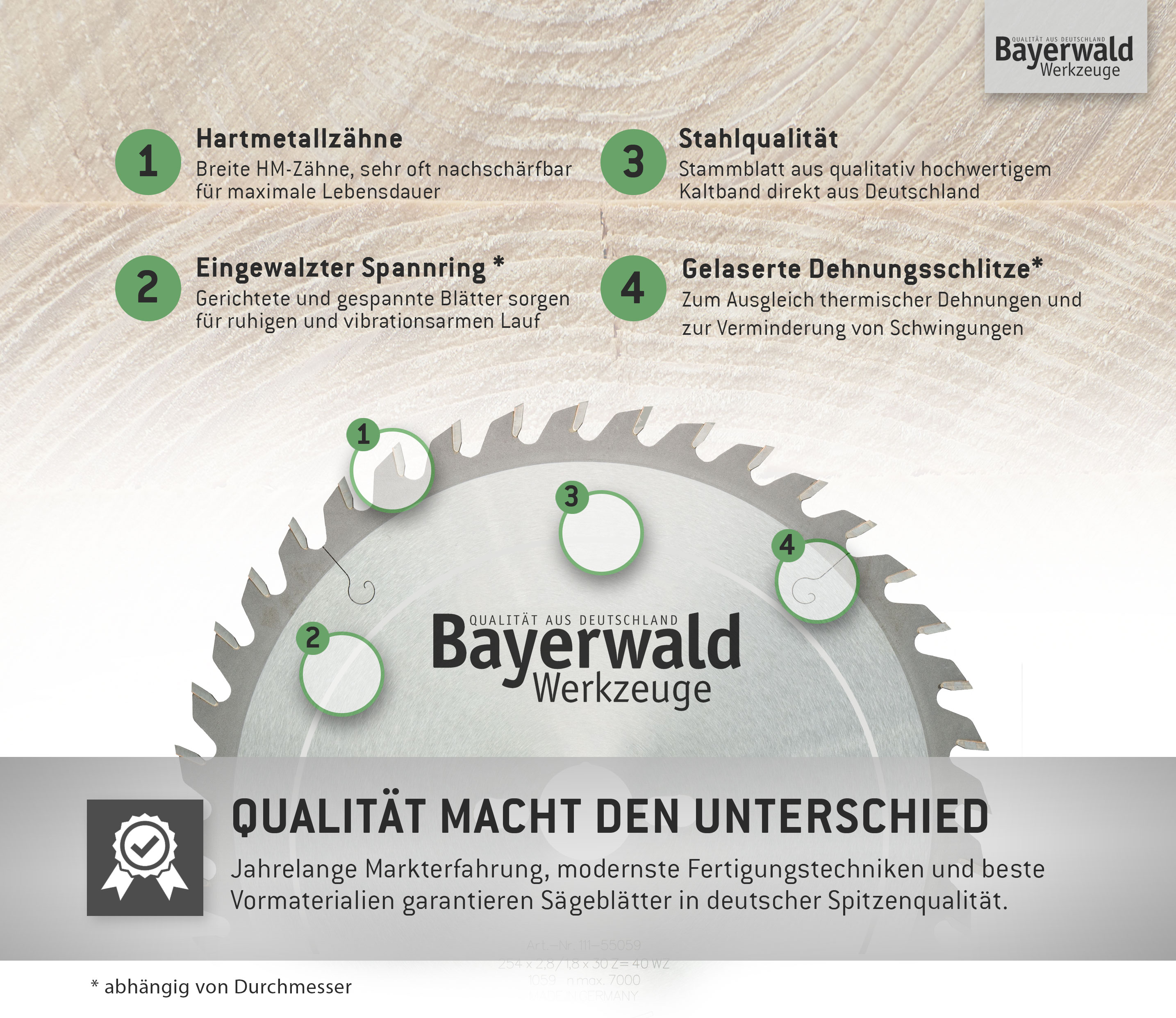 HM Kreissägeblatt - 355 x 2.4/2.0 x 25.4 Z72 WWF HM Kreissägeblatt - 355 x 2.4/2.0 x 25.4 Z72 WWF