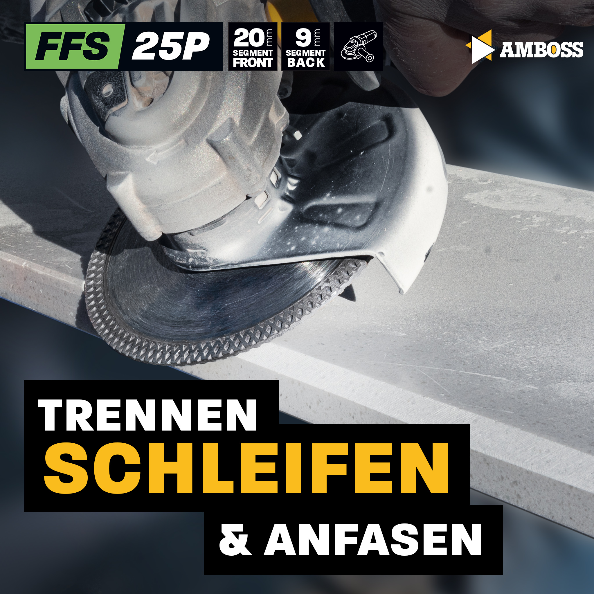 Amboss FFS 25P Diamant Trennscheibe 125 x 2 x 22.2