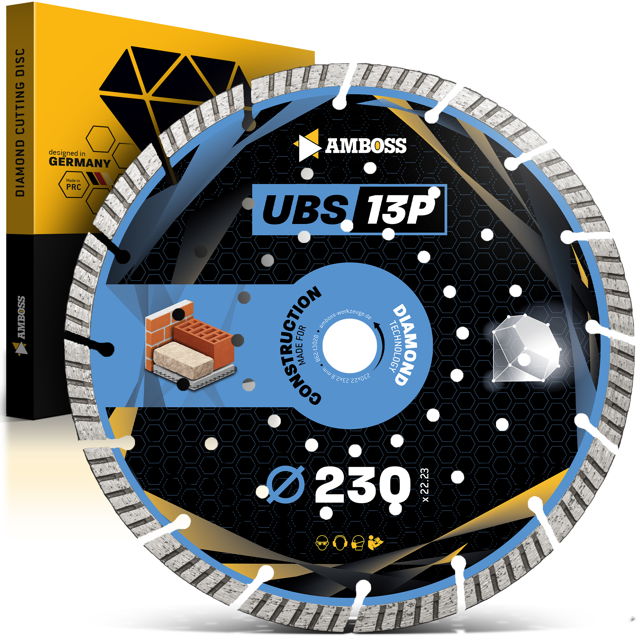Amboss UBS 13P Diamant Trennscheibe - 230 x 2.8 x 22.2 Amboss UBS 13P Diamant Trennscheibe - 230 x 2.8 x 22.2