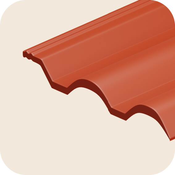 Werkstoff: Dachziegel Werkstoff: Dachziegel