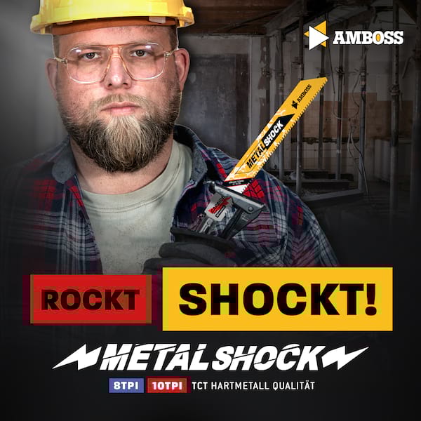 10x Amboss Metal Shock Säbelsägeblatt Länge 300 mm 10 ZpZ 10x Amboss Metal Shock Säbelsägeblatt Länge 300 mm 10 ZpZ