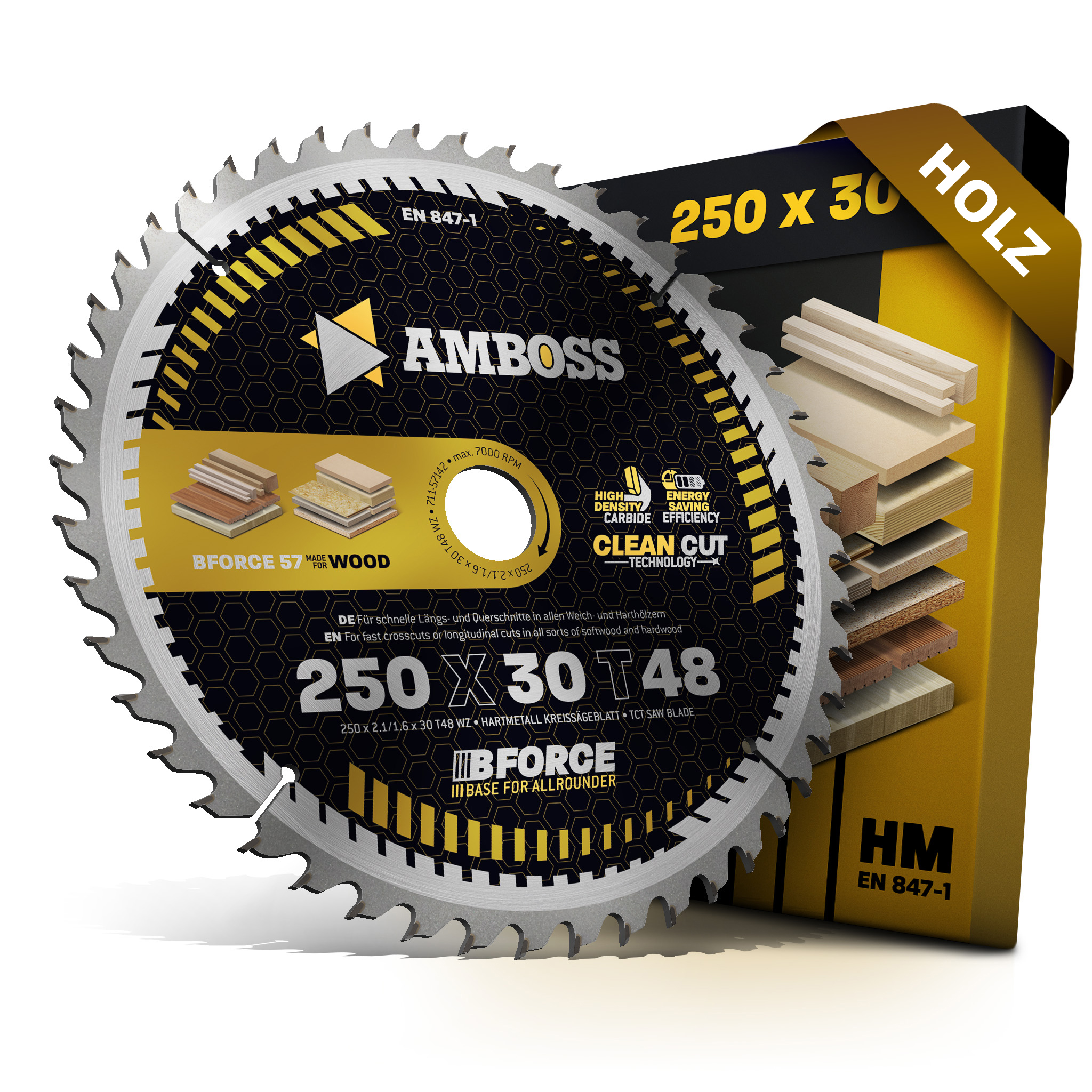 HM Kreissägeblatt - 250 x 2.1/1.6 x 30 Z48 WZ HM Kreissägeblatt - 250 x 2.1/1.6 x 30 Z48 WZ