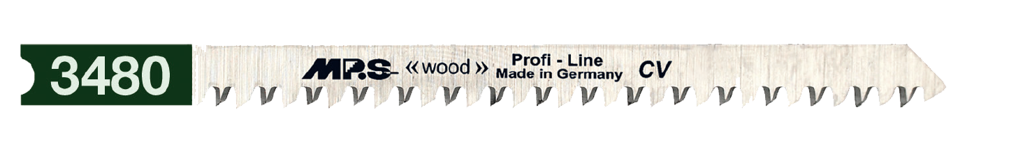 5x MPS 3480 Stichsägeblatt Länge 115/90 mm