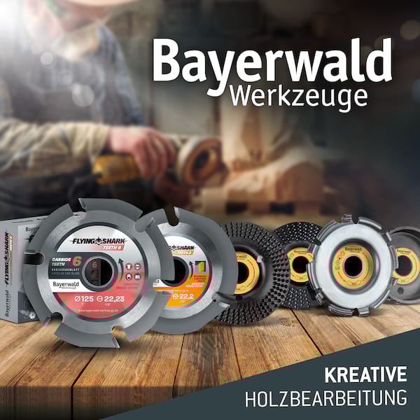 Bayerwald Flying Shark - Hartmetall Frässcheibe - Ø 125 x 22,23 mm Z6 Bayerwald Flying Shark - Hartmetall Frässcheibe - Ø 125 x 22,23 mm Z6