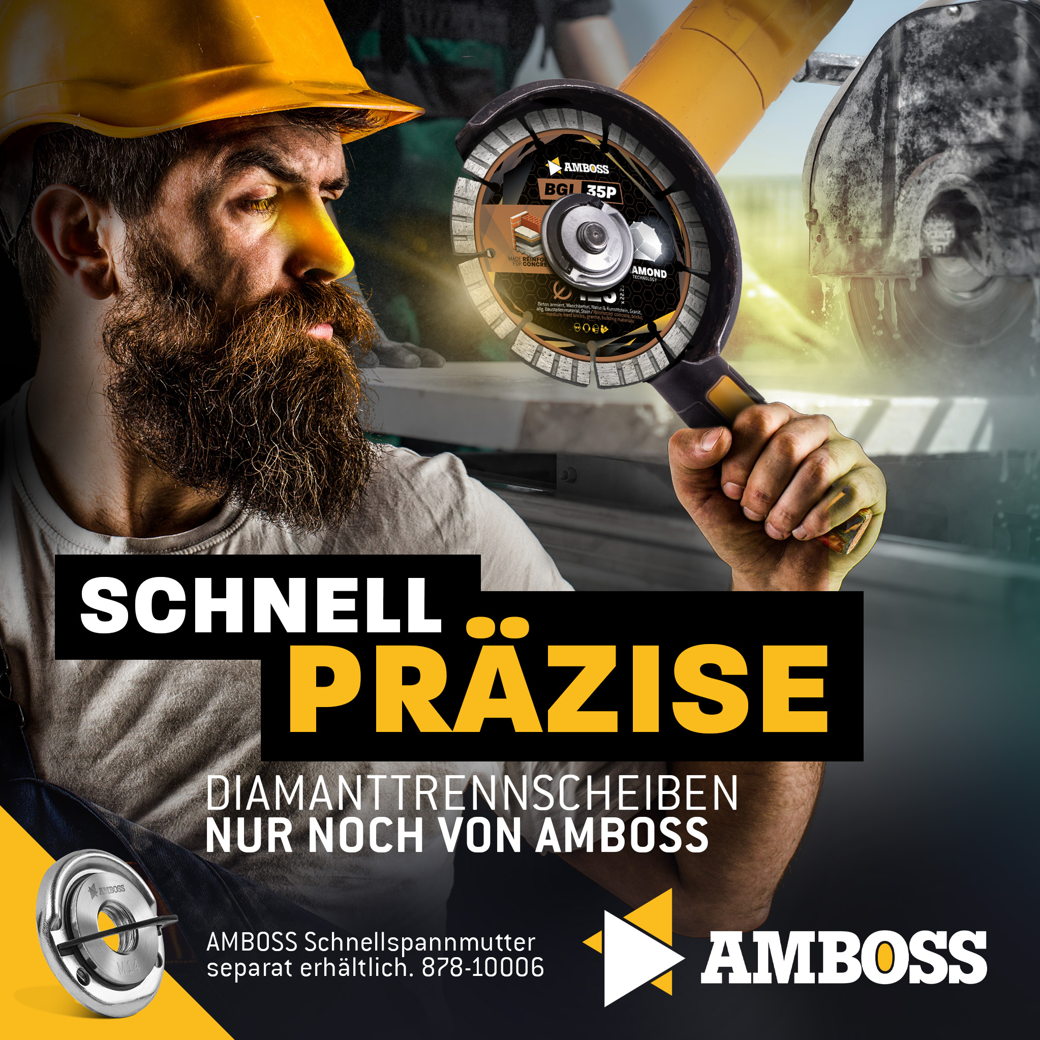Amboss BGL 35P Diamant Trennscheibe - 125 x 2.2 x 22.2 Amboss BGL 35P Diamant Trennscheibe - 125 x 2.2 x 22.2