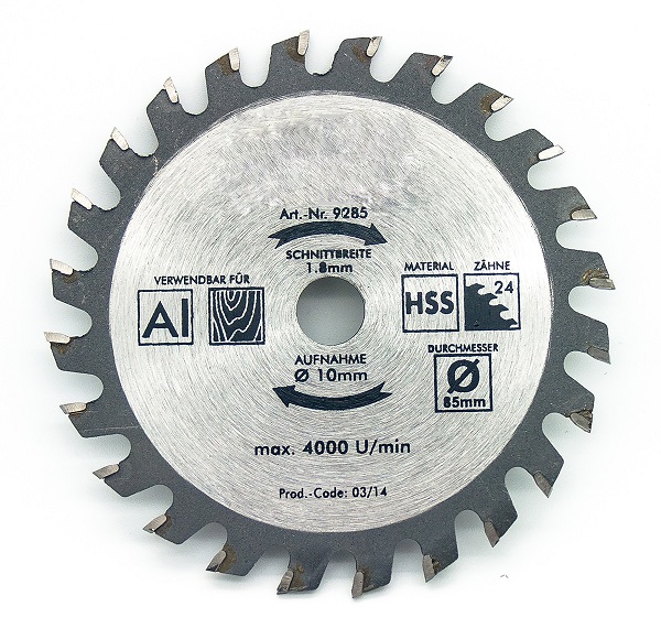 Amboss HSS Kreissägeblatt - 85 x 1.8 x 10 Z24 Amboss HSS Kreissägeblatt - 85 x 1.8 x 10 Z24