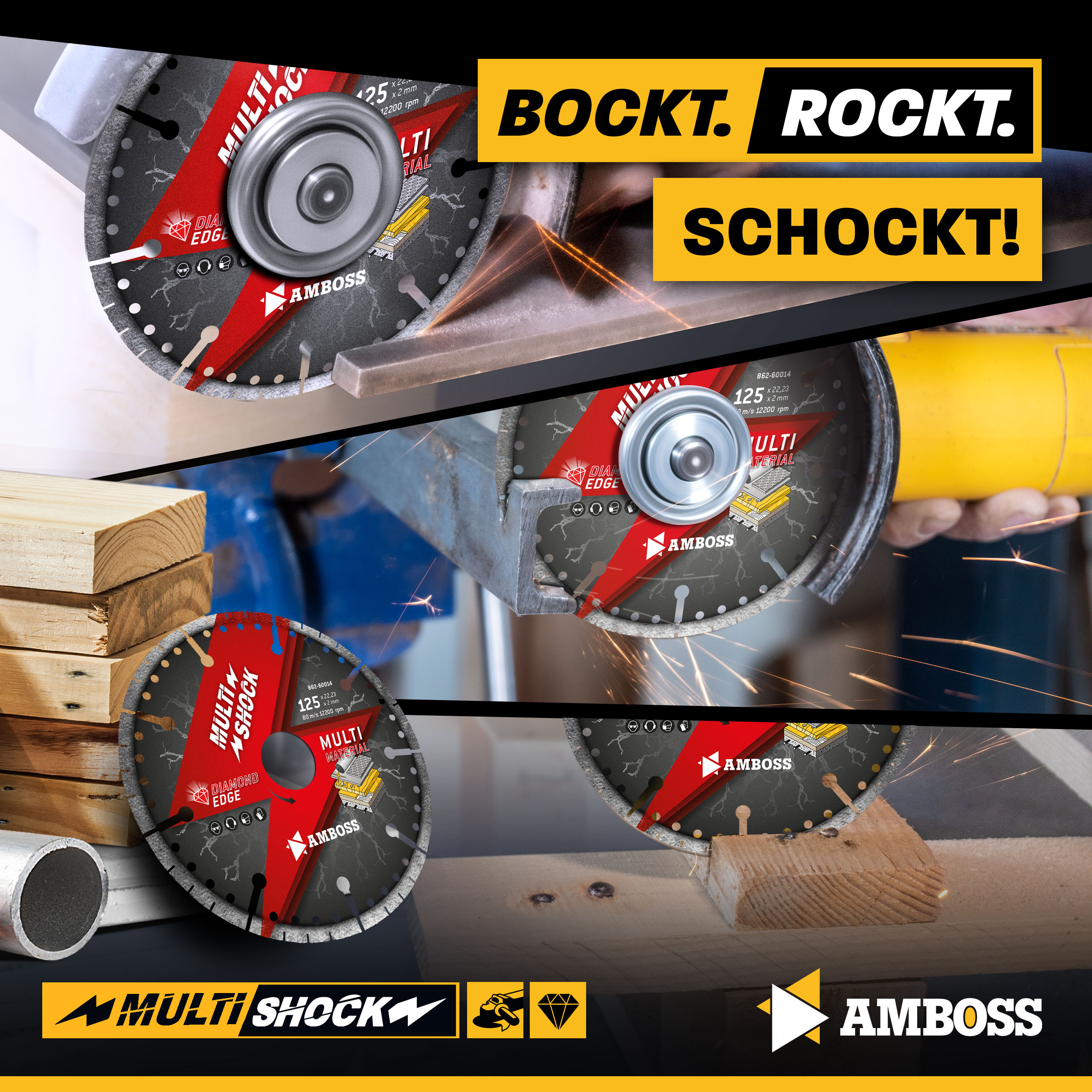 Amboss MultiShock Diamant Trennscheibe - 230 x 2.2 x 22.2 Amboss MultiShock Diamant Trennscheibe - 230 x 2.2 x 22.2
