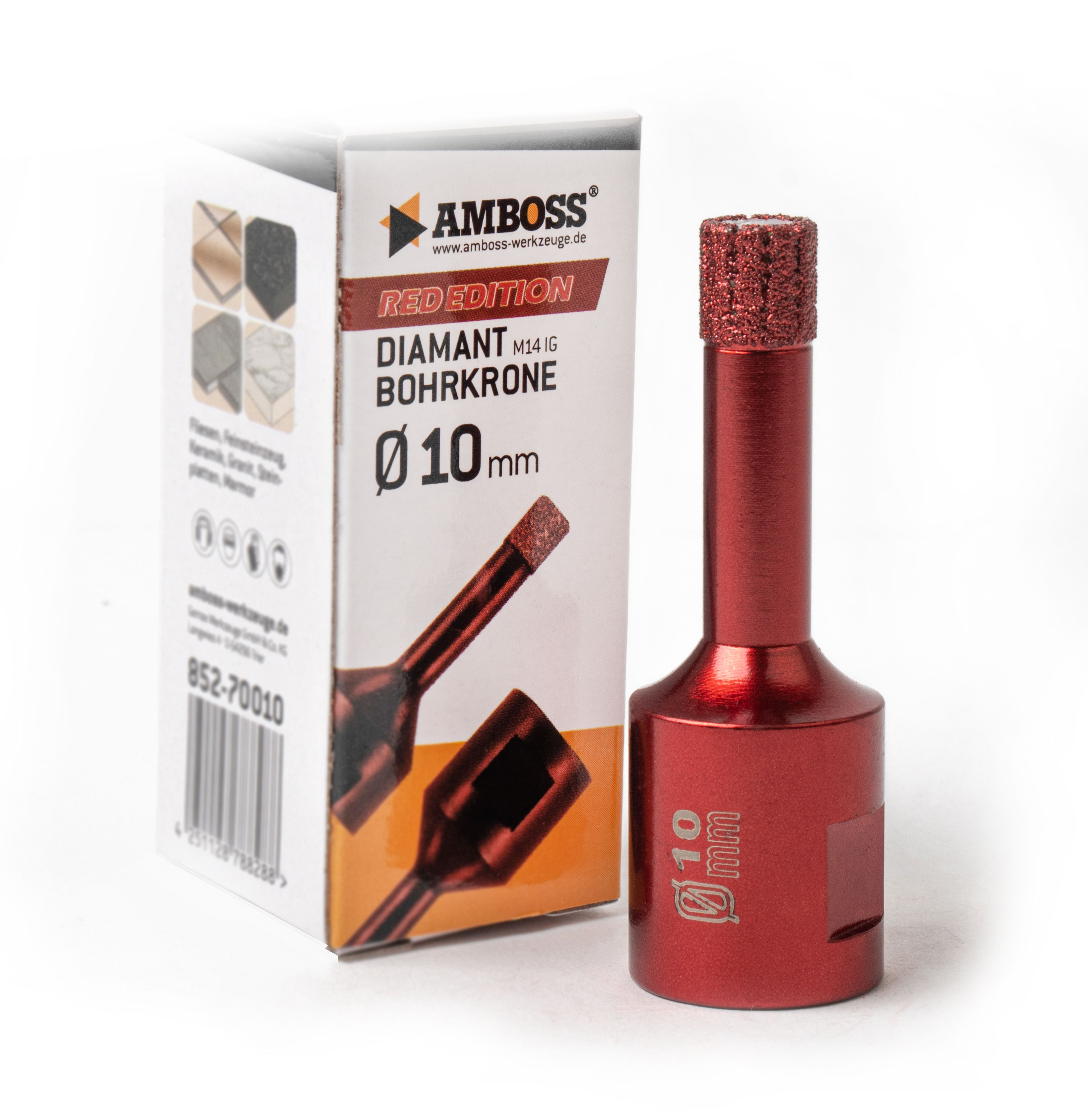 Amboss Red Edition Bohrkrone 10 mm Amboss Red Edition Bohrkrone 10 mm