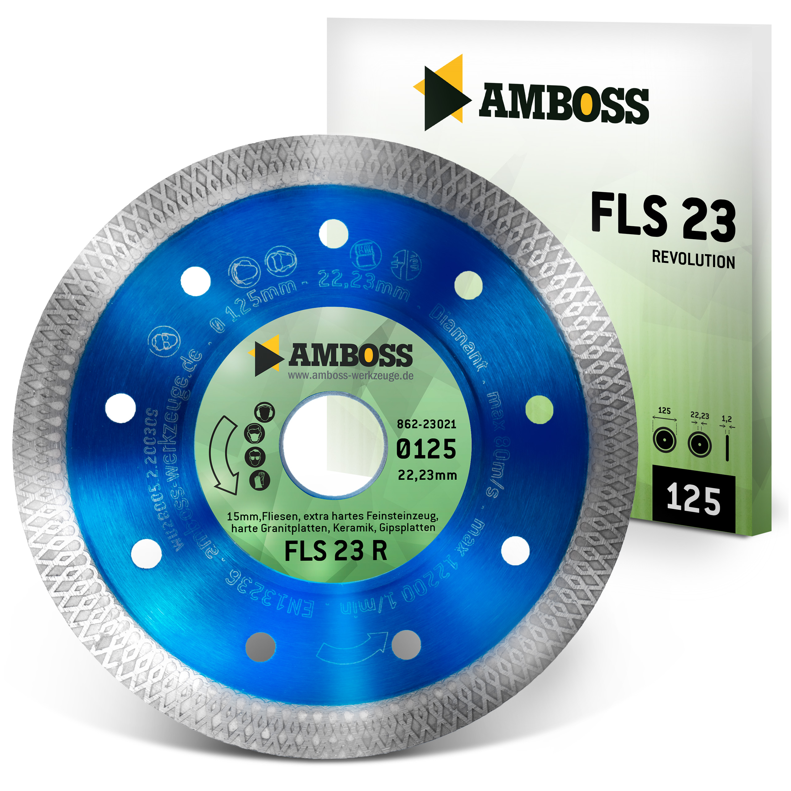 FLS 23R Diamant Trennscheibe 125 x 1.4 x 22.2