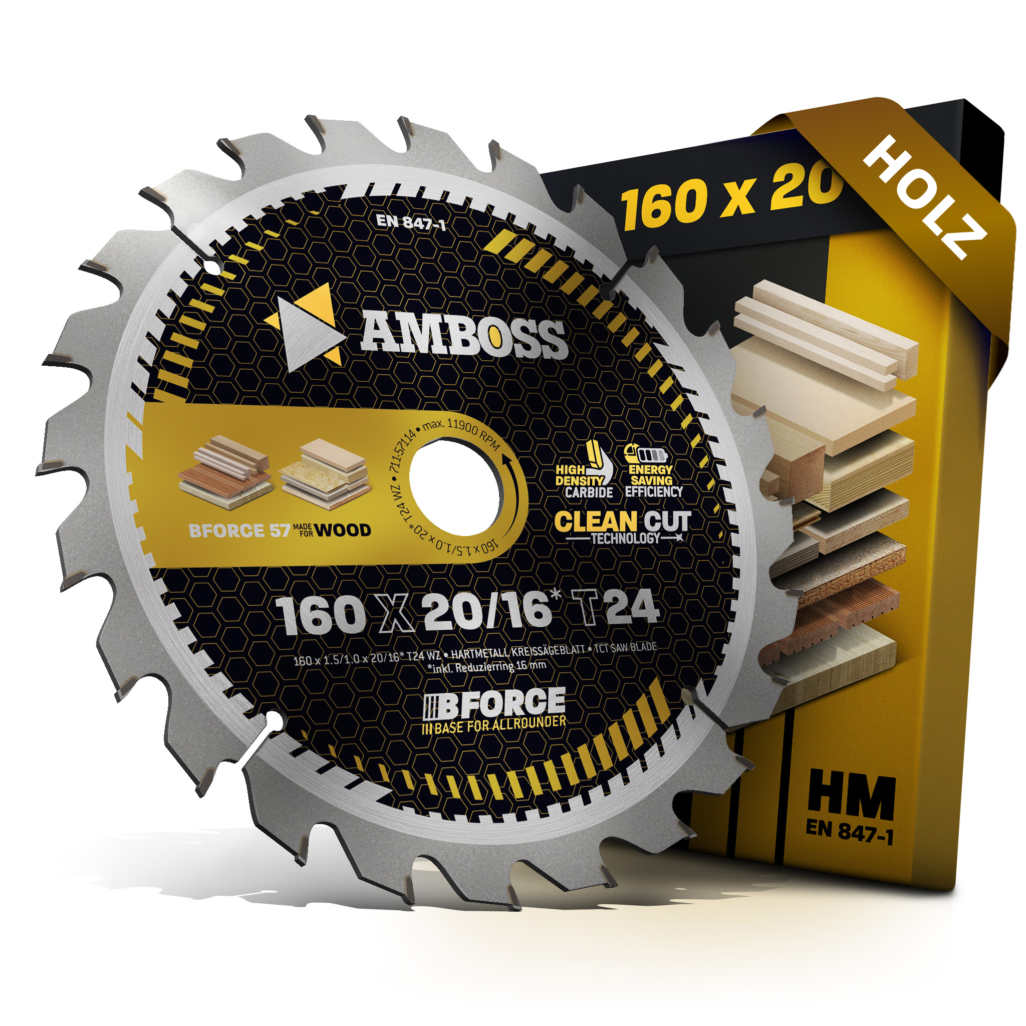 HM Kreissägeblatt - 160 x 1.5/1.0 x 20 Z24 WZ HM Kreissägeblatt - 160 x 1.5/1.0 x 20 Z24 WZ