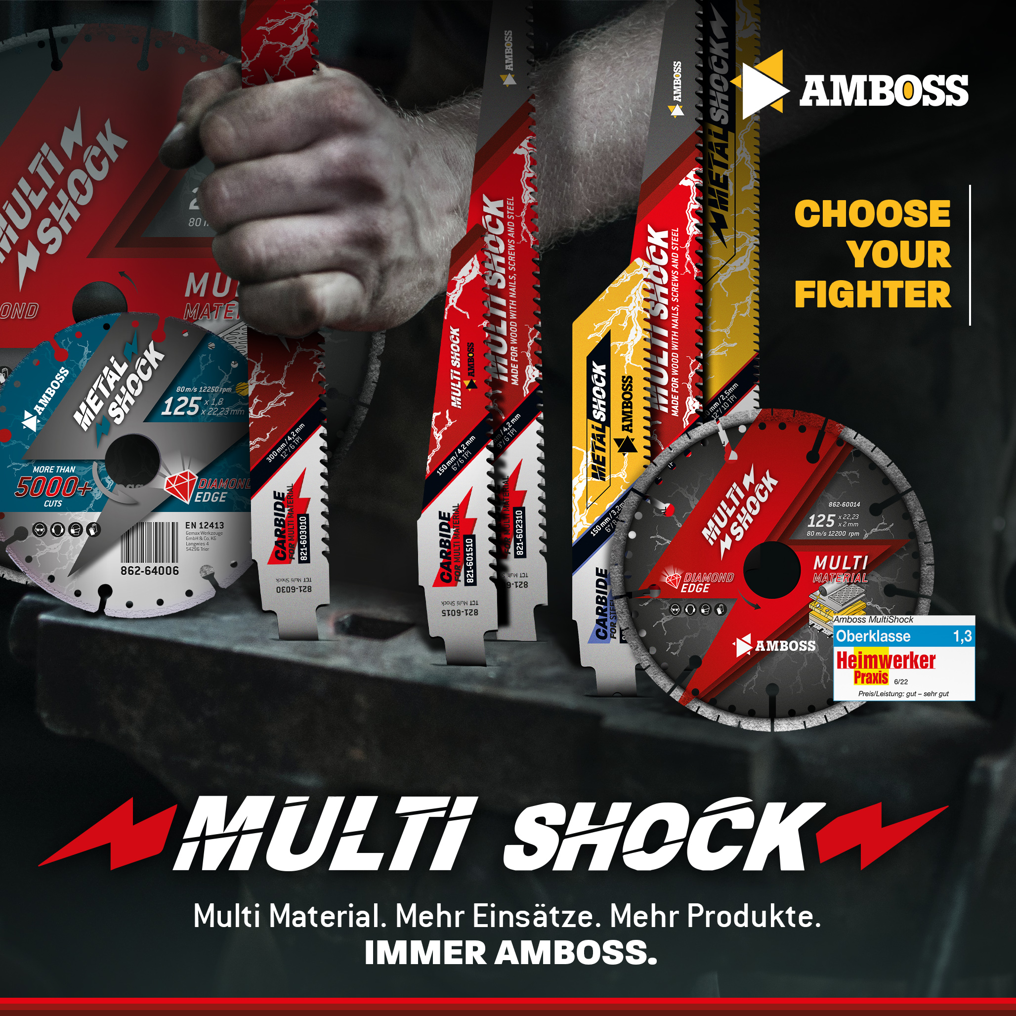 3x Amboss Multi Shock Säbelsägeblatt Länge 150 mm 6 ZpZ 3x Amboss Multi Shock Säbelsägeblatt Länge 150 mm 6 ZpZ