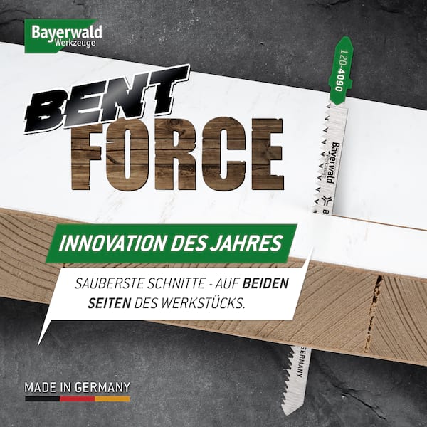 25x Bayerwald Bent Force Stichsägeblätter 130/105mm
