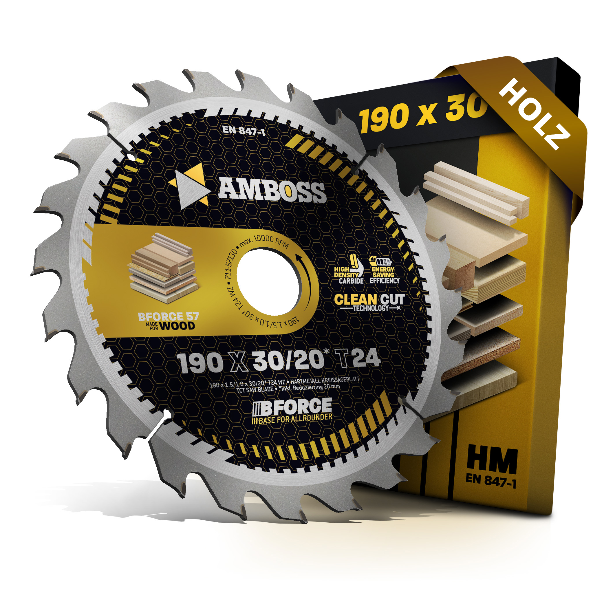 HM Kreissägeblatt - 190 x 1.5/1.0 x 30 Z24 WZ HM Kreissägeblatt - 190 x 1.5/1.0 x 30 Z24 WZ