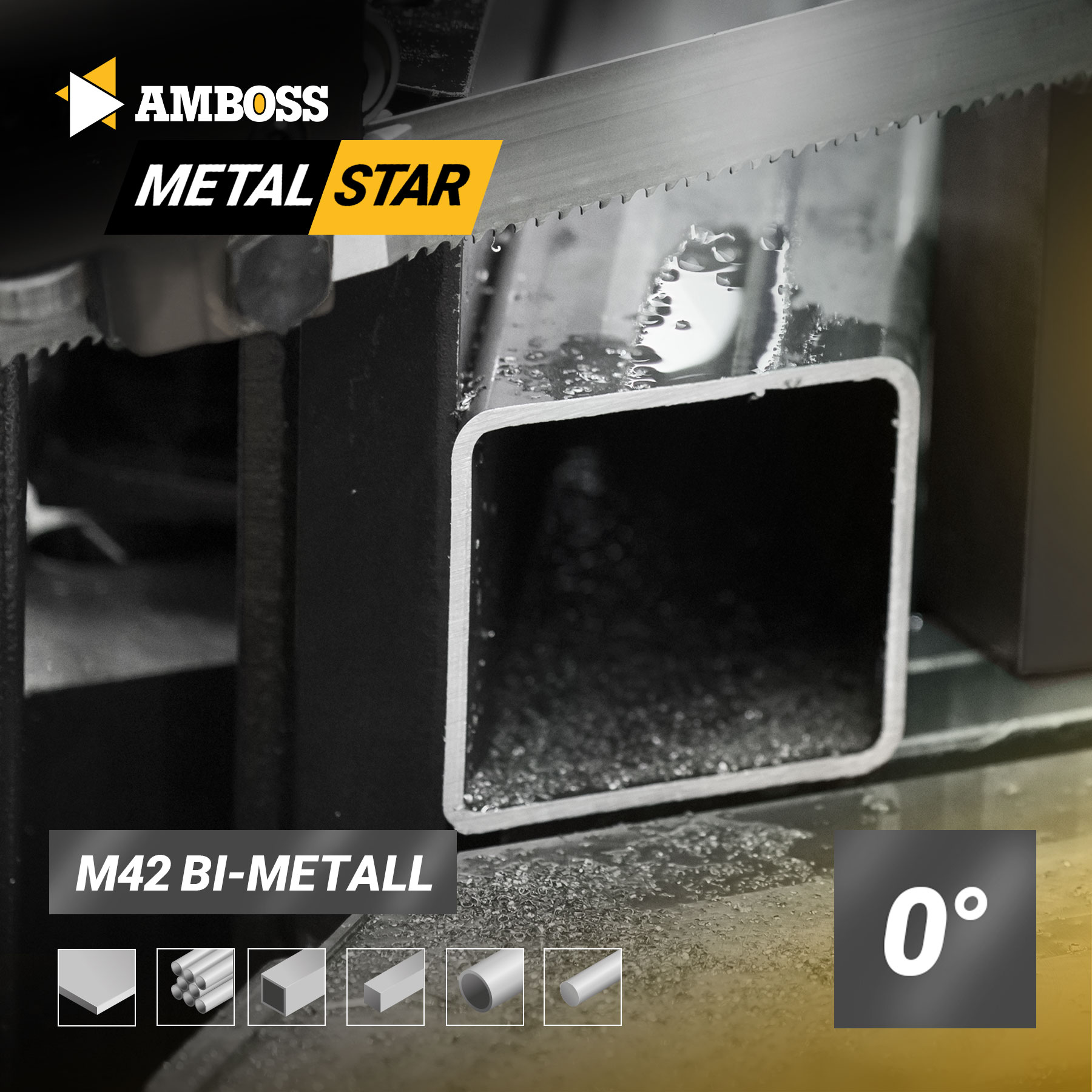 Amboss M42 Bandsägeblatt Metal Star Zero 2450 x 27 x 0.9 x 10|14 ZpZ