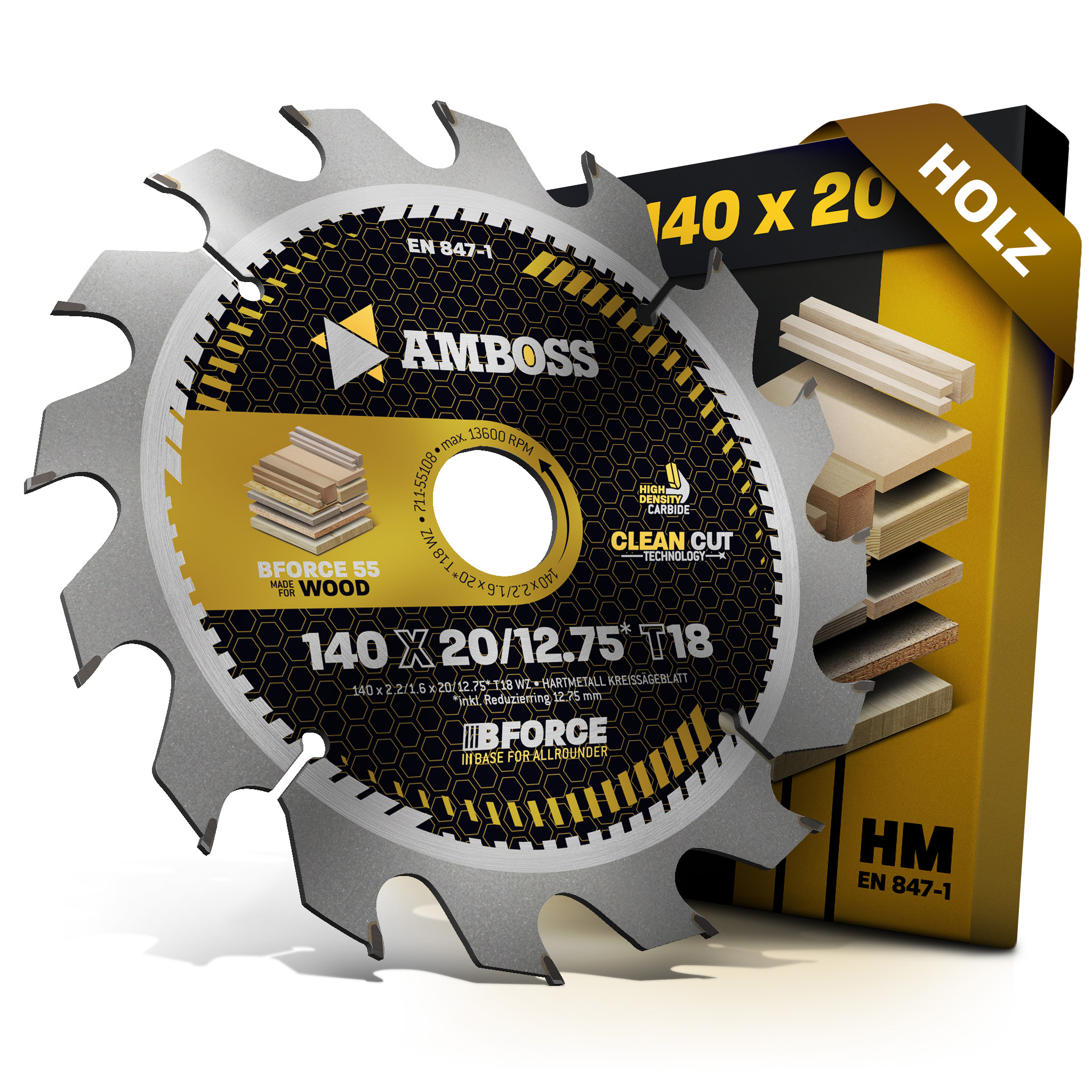 HM Kreissägeblatt - 140 x 2.2/1.6 x 20 Z18 WZ HM Kreissägeblatt - 140 x 2.2/1.6 x 20 Z18 WZ