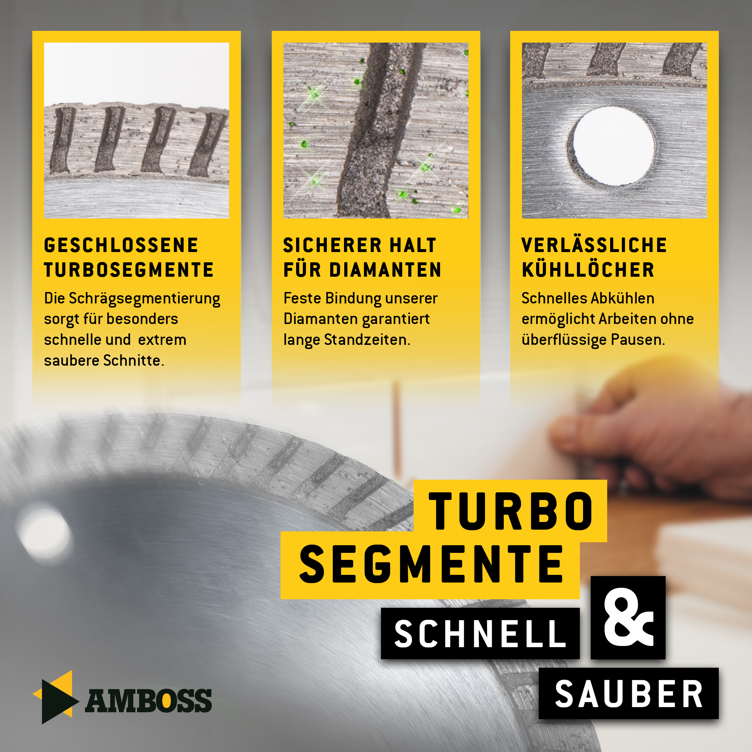 FFS 22P Diamant Trennscheibe 150 x 1.4 x 22.2 FFS 22P Diamant Trennscheibe 150 x 1.4 x 22.2