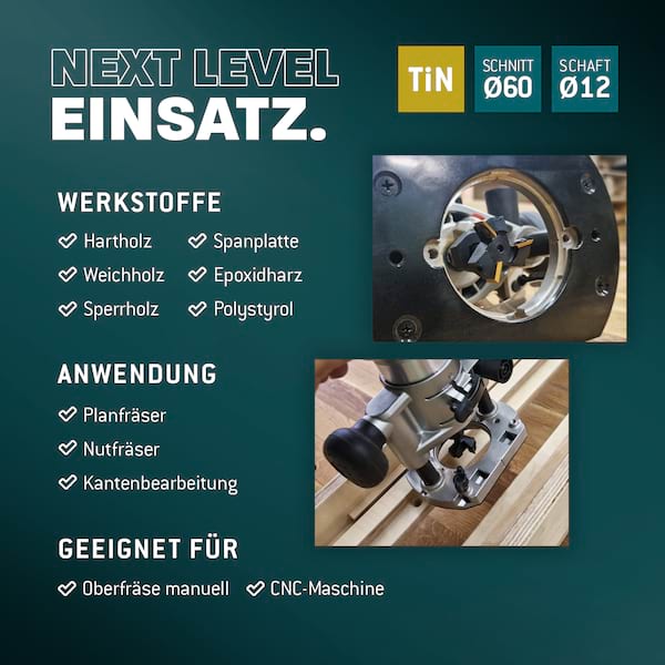 10x Bayerwald NeoTwister Ø60mm Planfräser Ersatzmesser 10x Bayerwald NeoTwister Ø60mm Planfräser Ersatzmesser