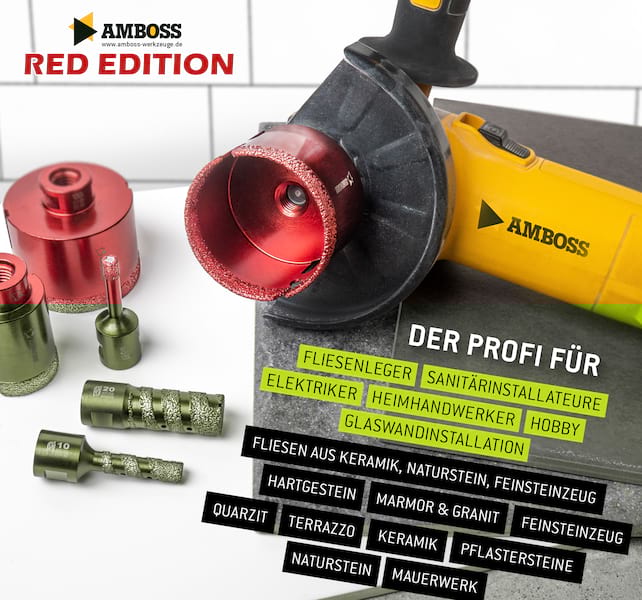 Amboss Red Edition Schleiffinger 10 mm Amboss Red Edition Schleiffinger 10 mm