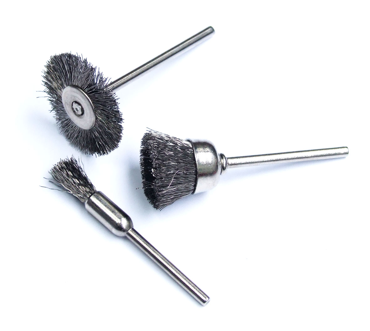 Bürstenset Edelstahl 3-tlg für Dremel Bürstenset Edelstahl 3-tlg für Dremel