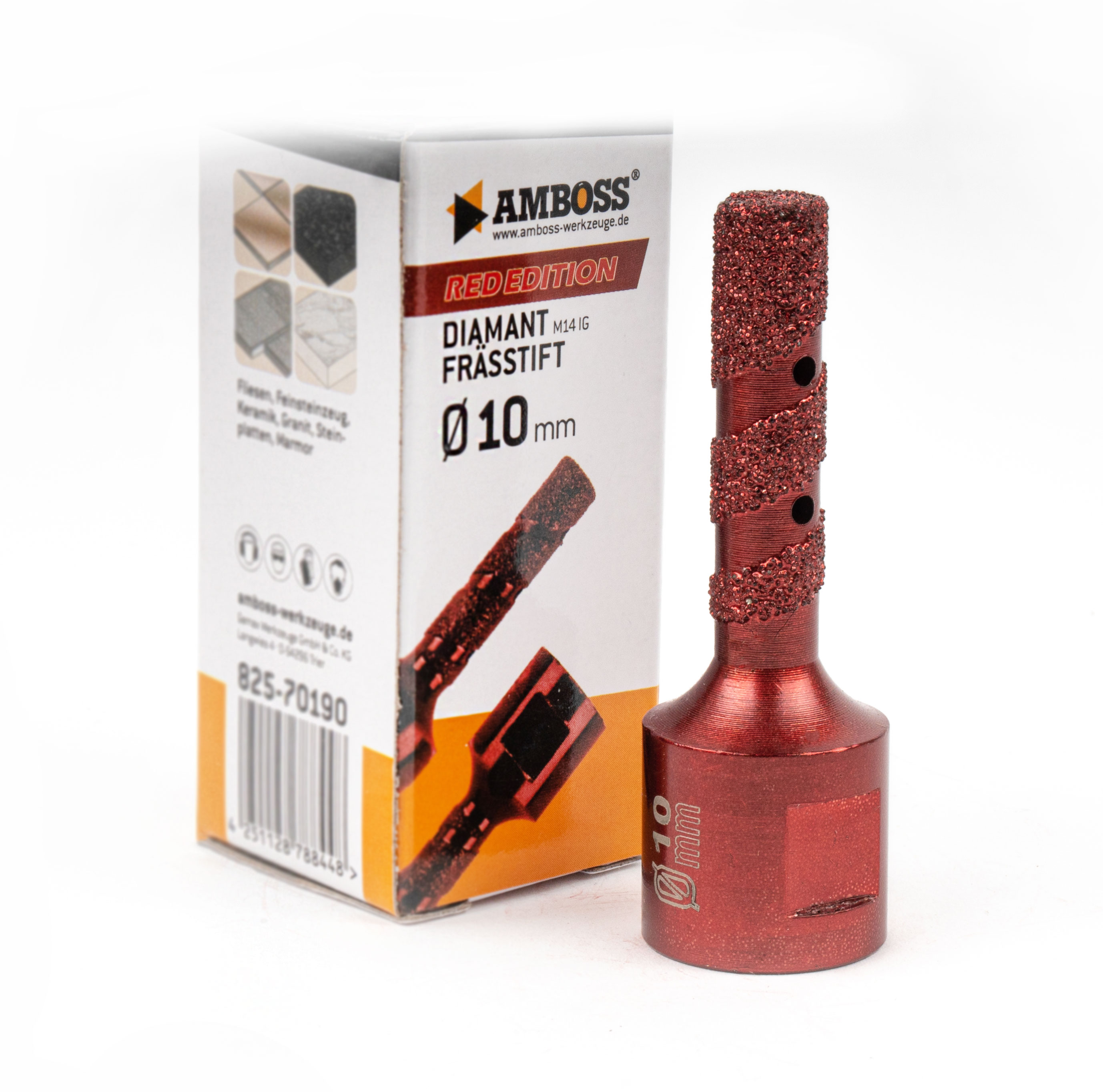 Amboss Red Edition Schleiffinger 10 mm Amboss Red Edition Schleiffinger 10 mm
