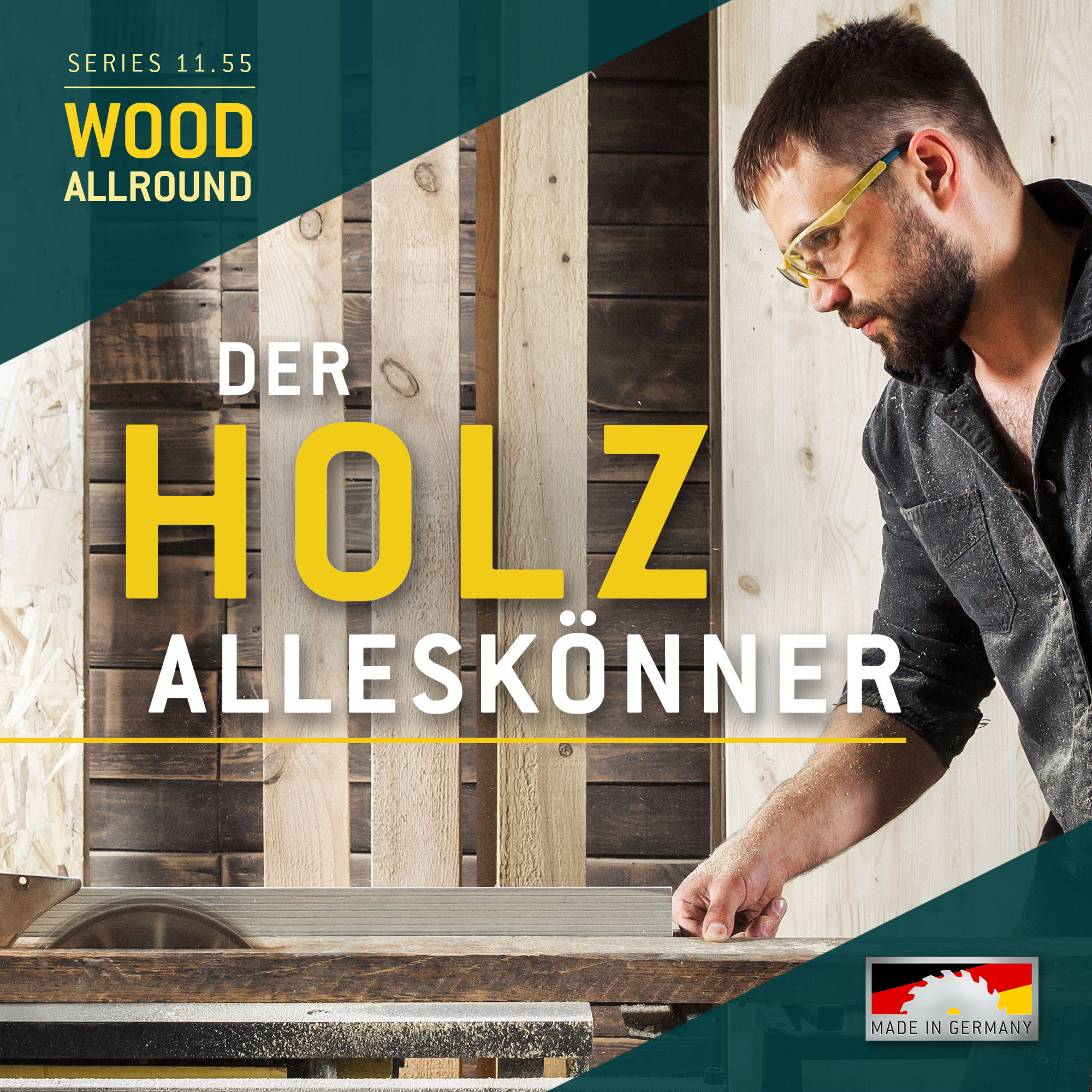 Bayerwald - HM Tischkreissägeblatt Ø 254 mm x 2,8 mm x 30 mm (Für Holz, Spanplatten, Profilleisten etc.) | Kombinebenlöcher für Bosch GTS 10 & PTS 10 (40 Zähne)