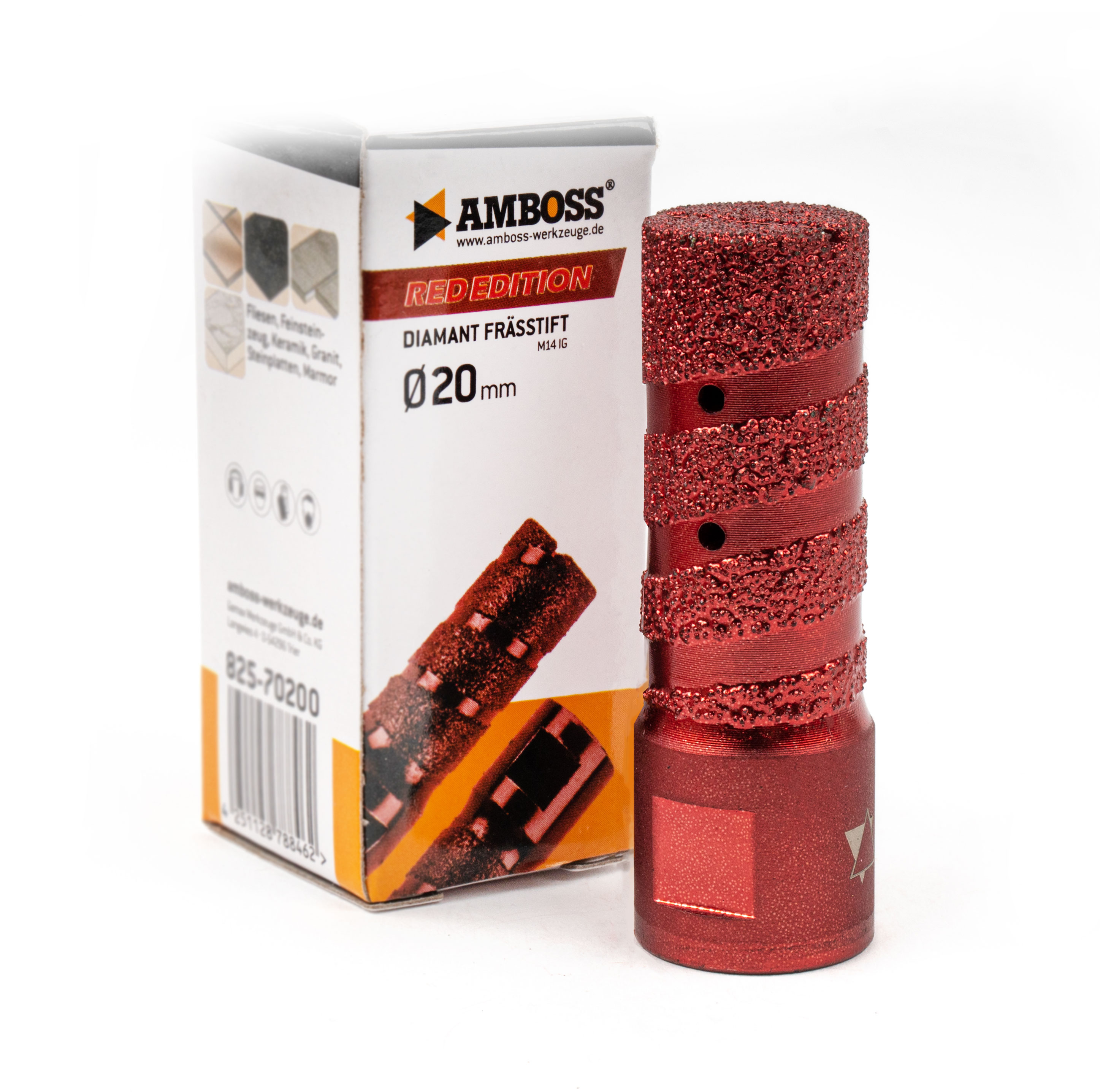 Amboss Red Edition Schleiffinger 20 mm Amboss Red Edition Schleiffinger 20 mm