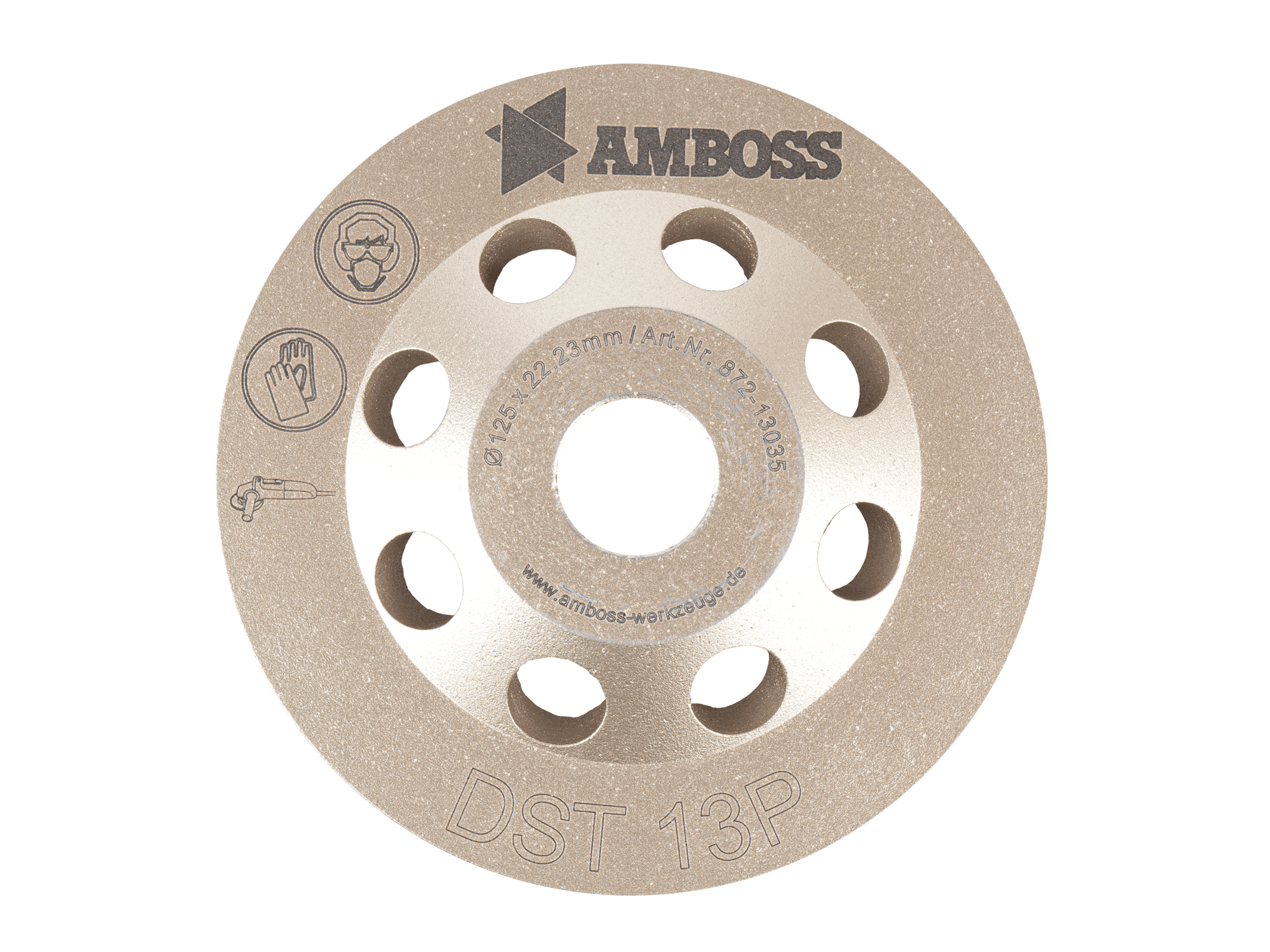 Amboss DST 13P Diamant Schleiftopf Ø 100 mm x  15mm