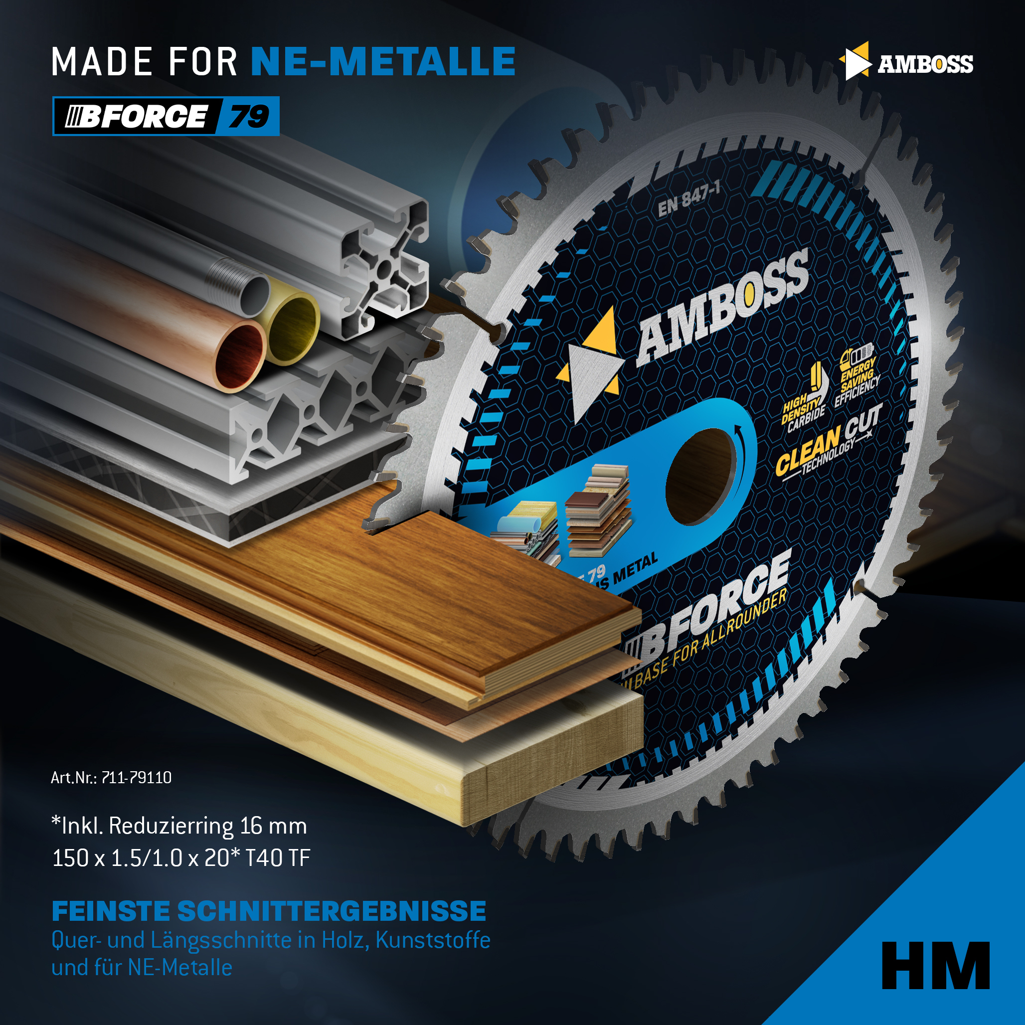 HM Kreissägeblatt - 150 x 1.5/1.0 x 20  Z40 TF HM Kreissägeblatt - 150 x 1.5/1.0 x 20  Z40 TF