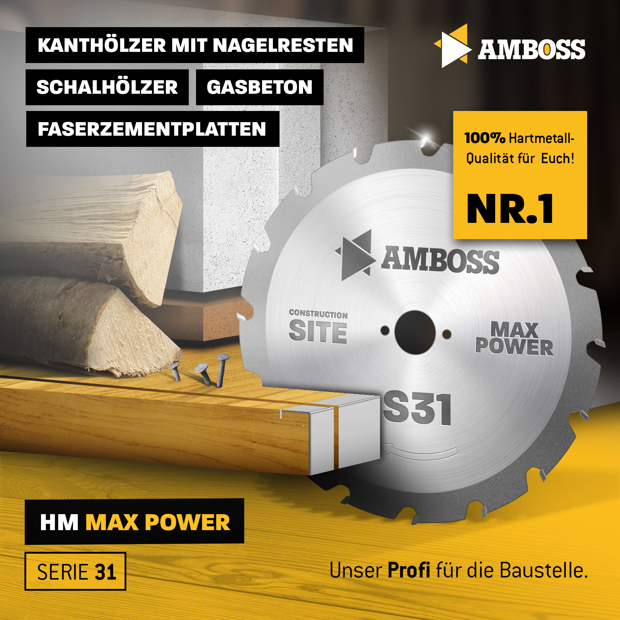 HM Kreissägeblatt - 450 x 4/3.0 x 30 Z32 FWF HM Kreissägeblatt - 450 x 4/3.0 x 30 Z32 FWF
