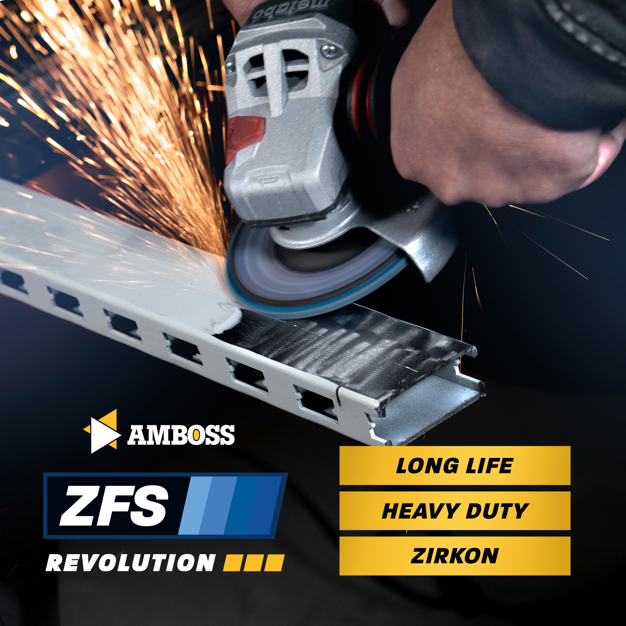 1x Amboss ZFS Fächerschleifscheibe Korn:40 Ø125mm 1x Amboss ZFS Fächerschleifscheibe Korn:40 Ø125mm