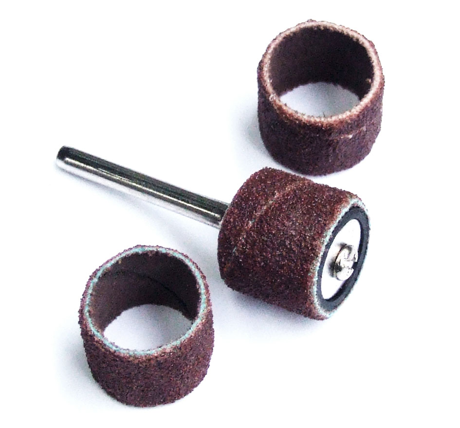 Schleifdorn mit 3 Schleiftrommeln für Dremel