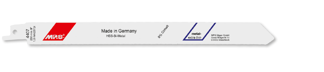 5x MPS Säbelsägeblatt Länge 230 mm