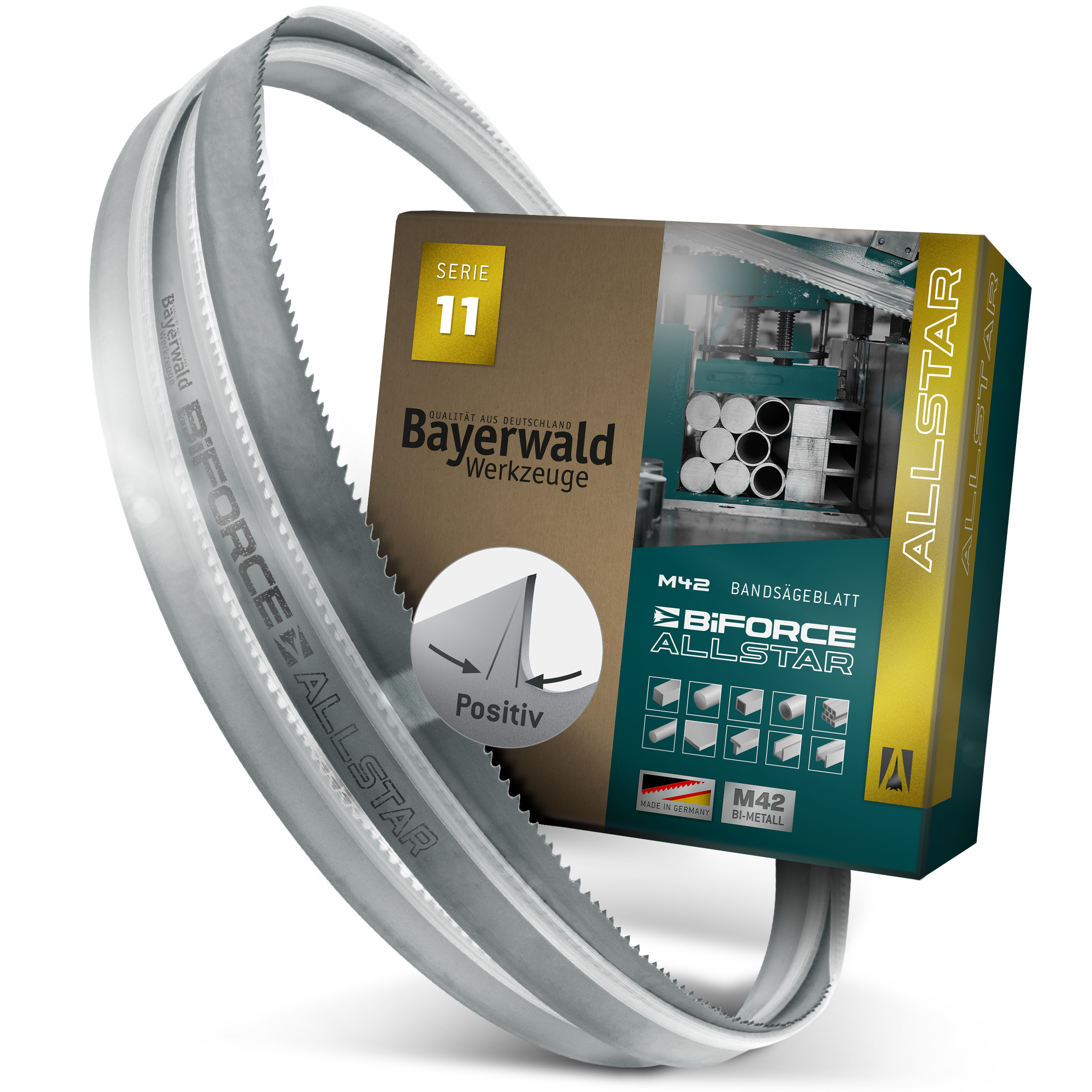Bayerwald M42  Bandsägeblatt BiFORCE ALLSTAR 2950 x 27 x 0.9 x 4|6 ZpZ