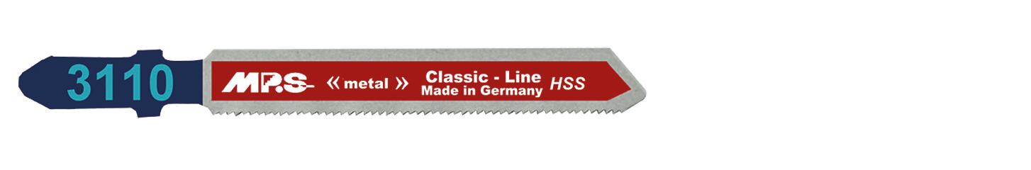 5x MPS 3110 Stichsägeblatt Länge 75/50 mm