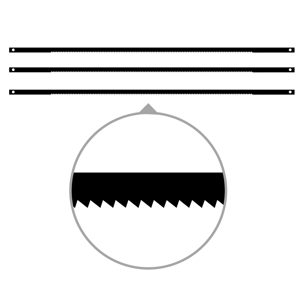 Copingsägeblätter für Metall Copingsägeblätter für Metall