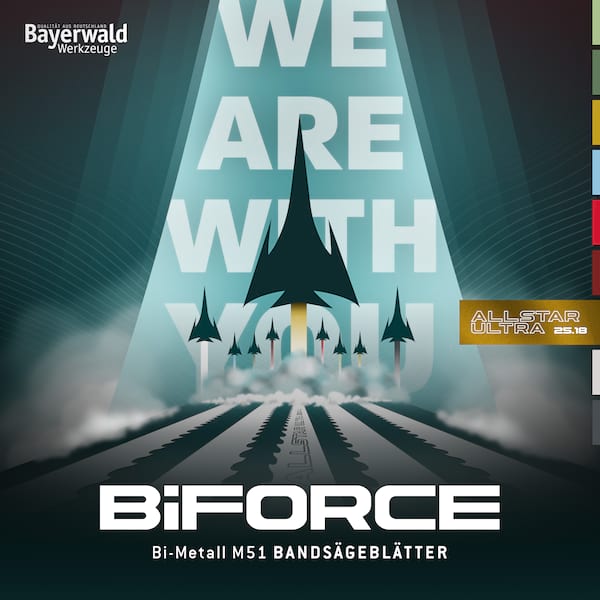 Bayerwald M51  Bandsägeblatt BiFORCE ALLSTAR ULTRA 34 x 1.1 x 1.8|2.5 ZpZ