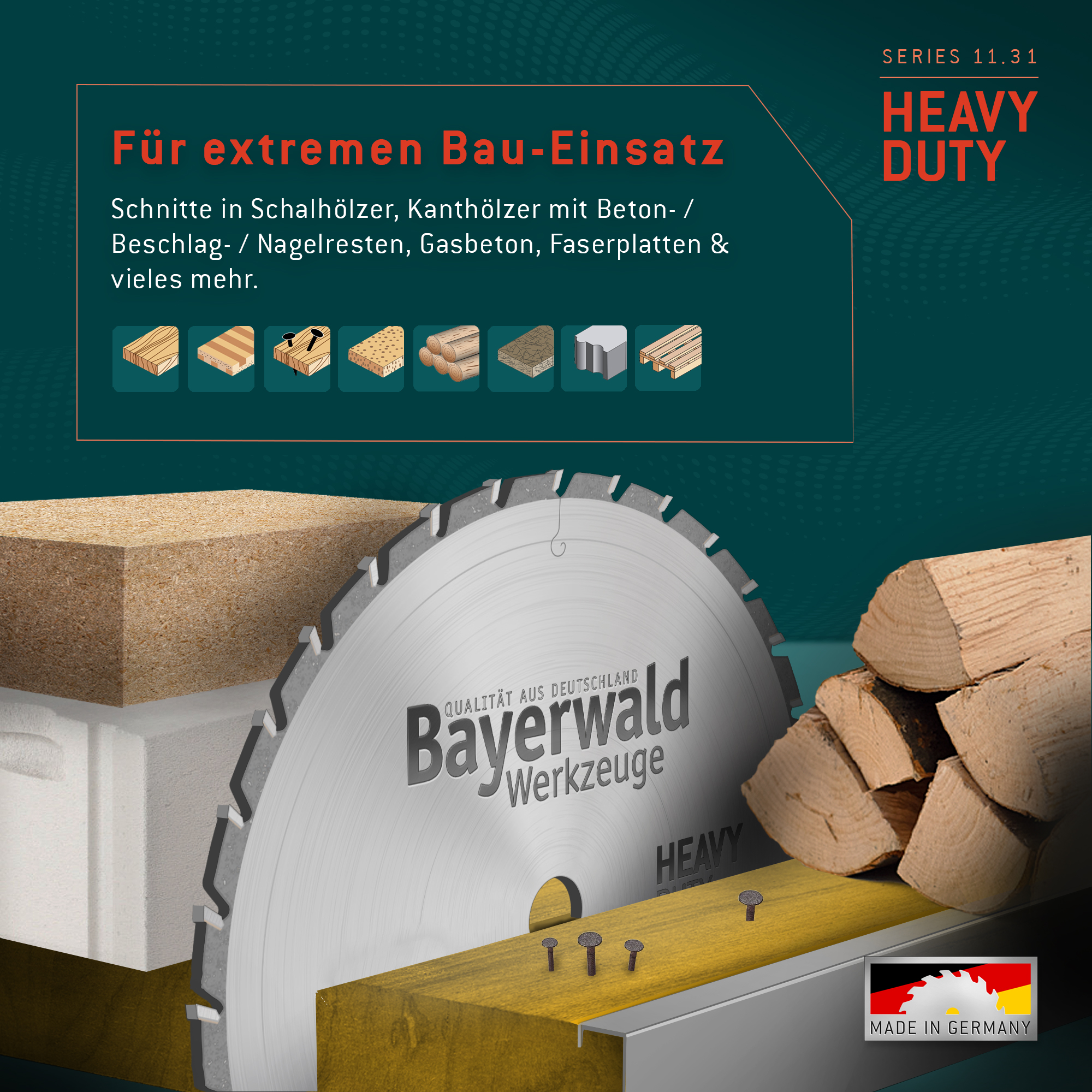 HM Kreissägeblatt - 450 x 4.2/2.8 x 30 Z32 FZF HM Kreissägeblatt - 450 x 4.2/2.8 x 30 Z32 FZF