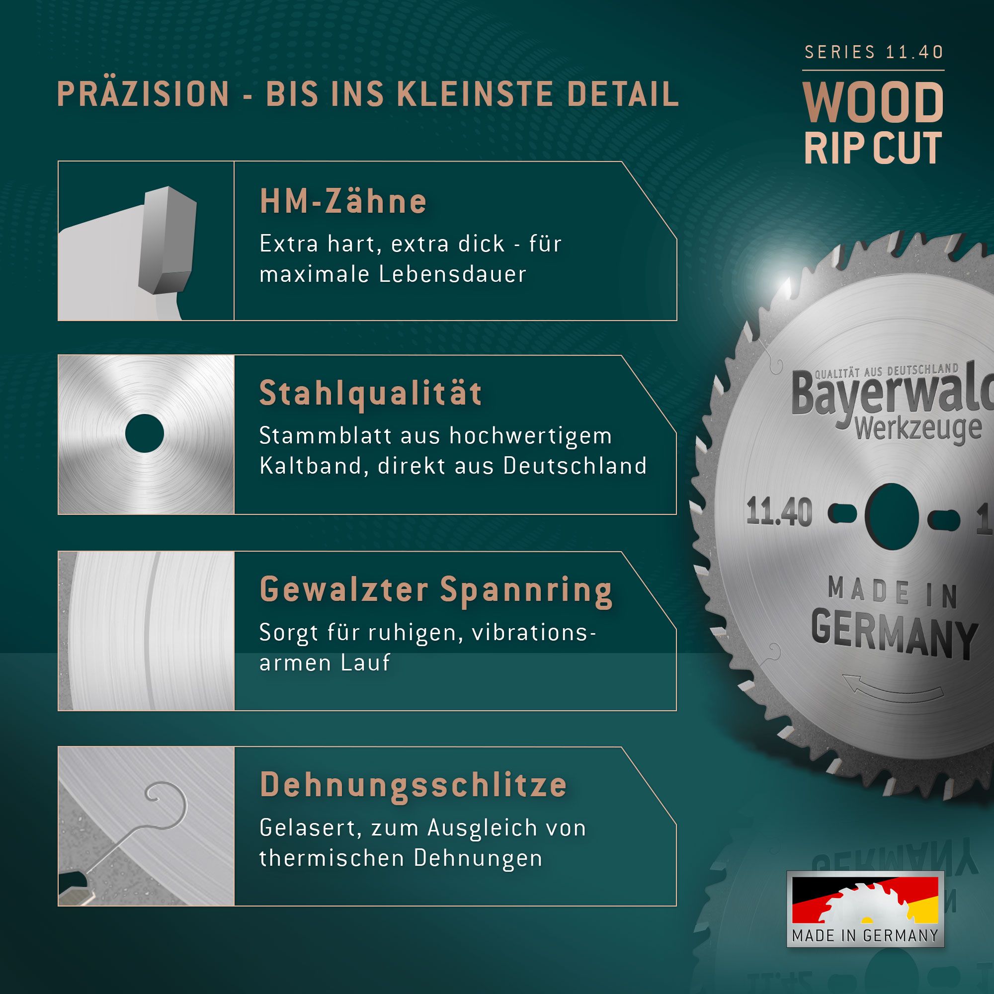 HM Kreissägeblatt - 450 x 3.8/2.8 x 30 Z20 FZ