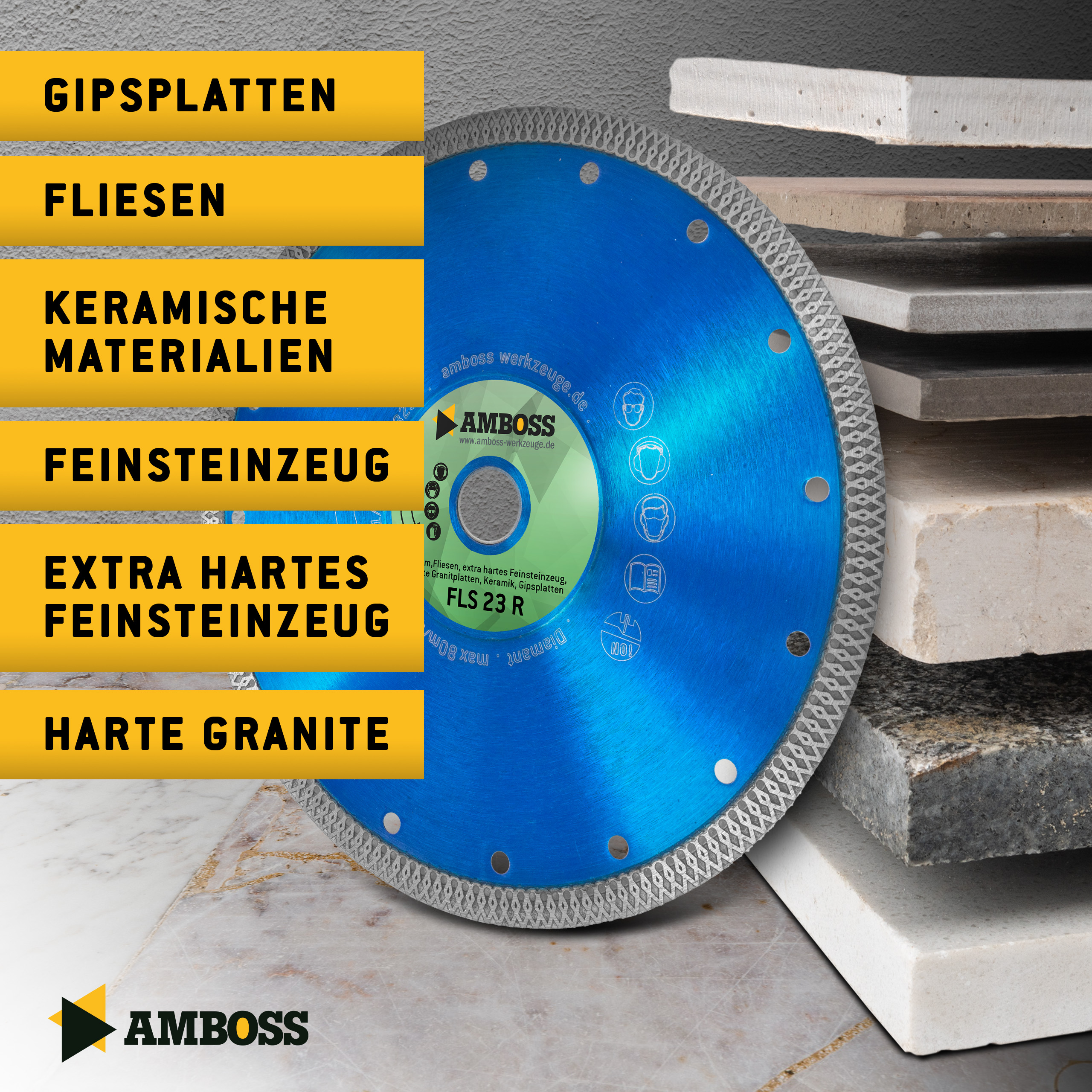 FLS 23R Diamant Trennscheibe 230 x 2 x 22.2 FLS 23R Diamant Trennscheibe 230 x 2 x 22.2