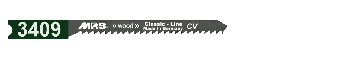 5x MPS 3409 Stichsägeblatt Länge 75/50 mm