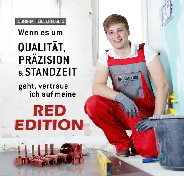 Amboss Red Edition Bohrkrone 68 mm Amboss Red Edition Bohrkrone 68 mm