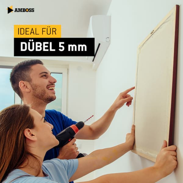 Amboss Multi Force Hartmetall Bohrer - Ø5 mm -  GL: 90mm - NL: 50mm