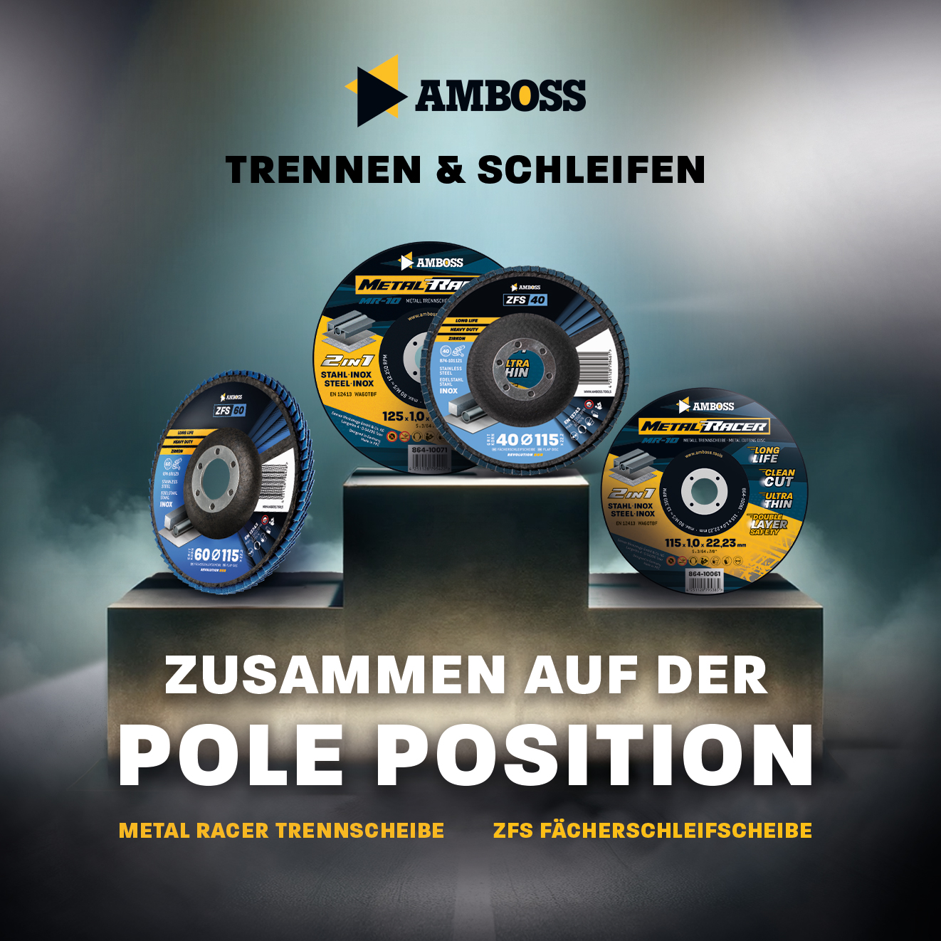 1x Amboss ZFS Fächerschleifscheibe Korn:120 Ø125mm 1x Amboss ZFS Fächerschleifscheibe Korn:120 Ø125mm