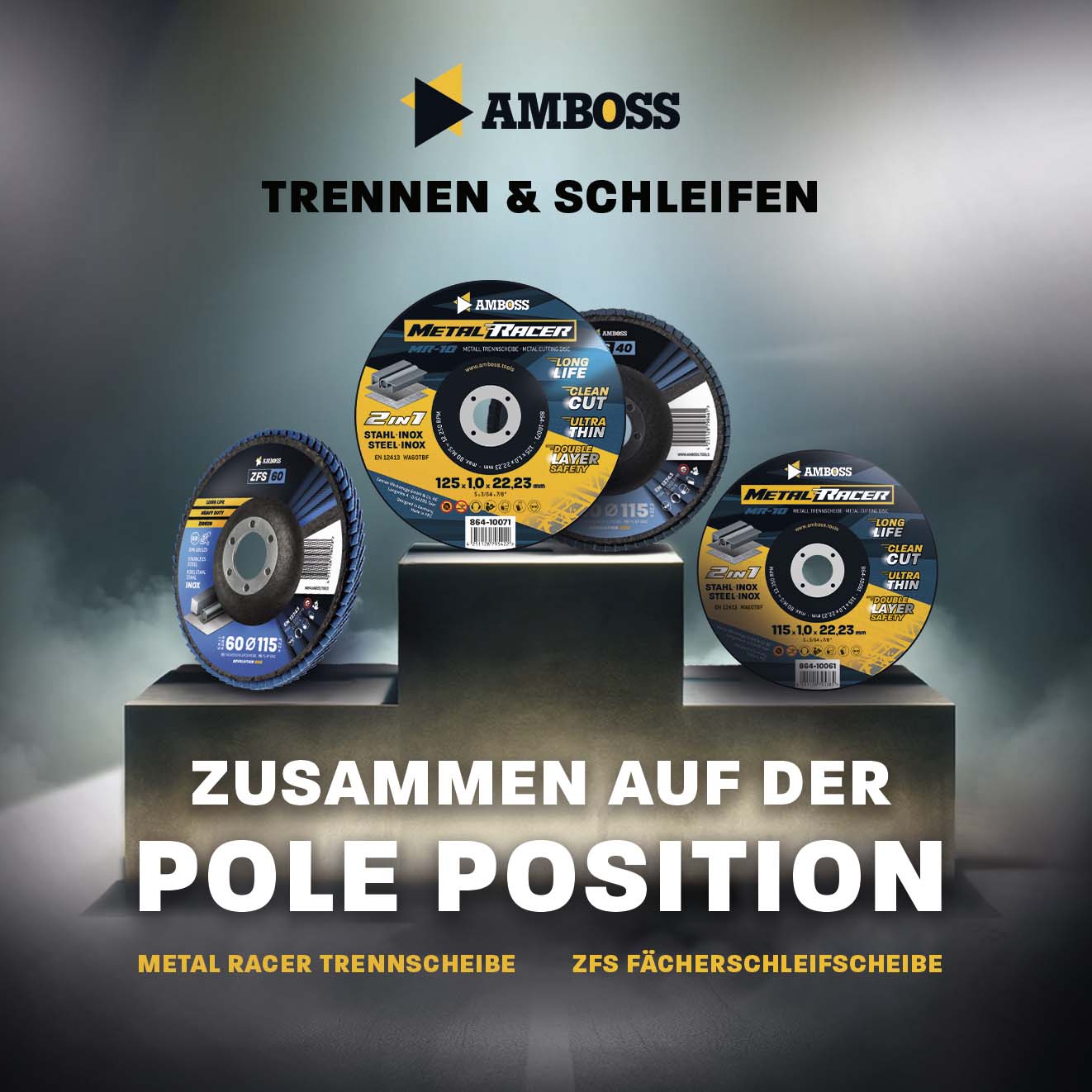 25x Amboss Metal Racer Trennscheibe | Ø230 mm - 2 mm -  22.23 mm | 25x Amboss Metal Racer Trennscheibe | Ø230 mm - 2 mm -  22.23 mm |