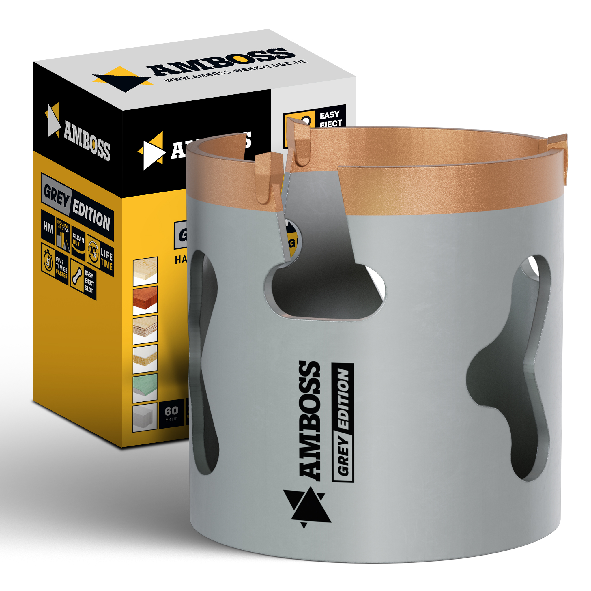 Amboss HM Multifunktions-Lochsäge Ø68 mm (ohne Aufnahme) Amboss HM Multifunktions-Lochsäge Ø68 mm (ohne Aufnahme)