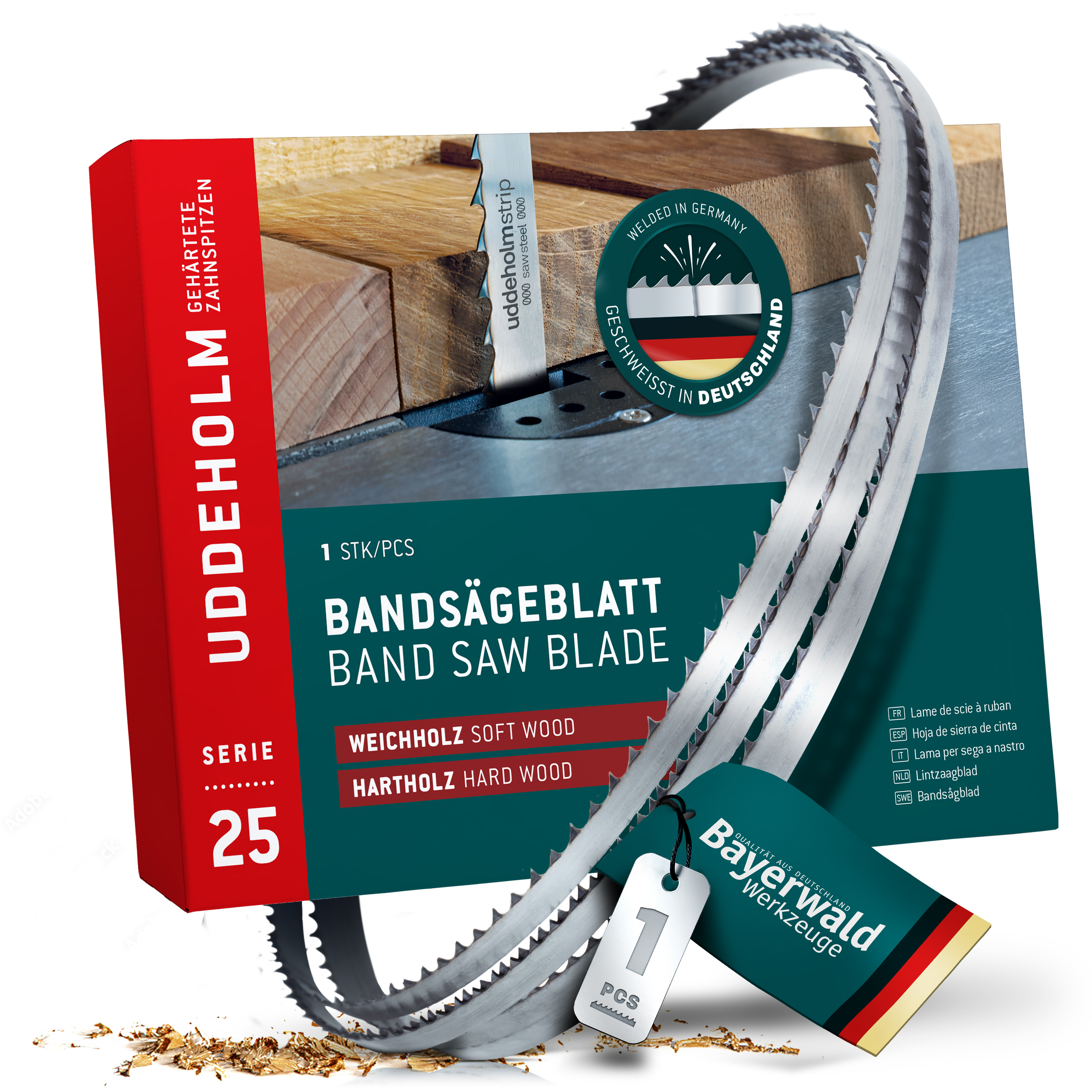 Uddeholm Bandsägeblatt zahnhart  1712 x 8 x 0.5 x 6mm